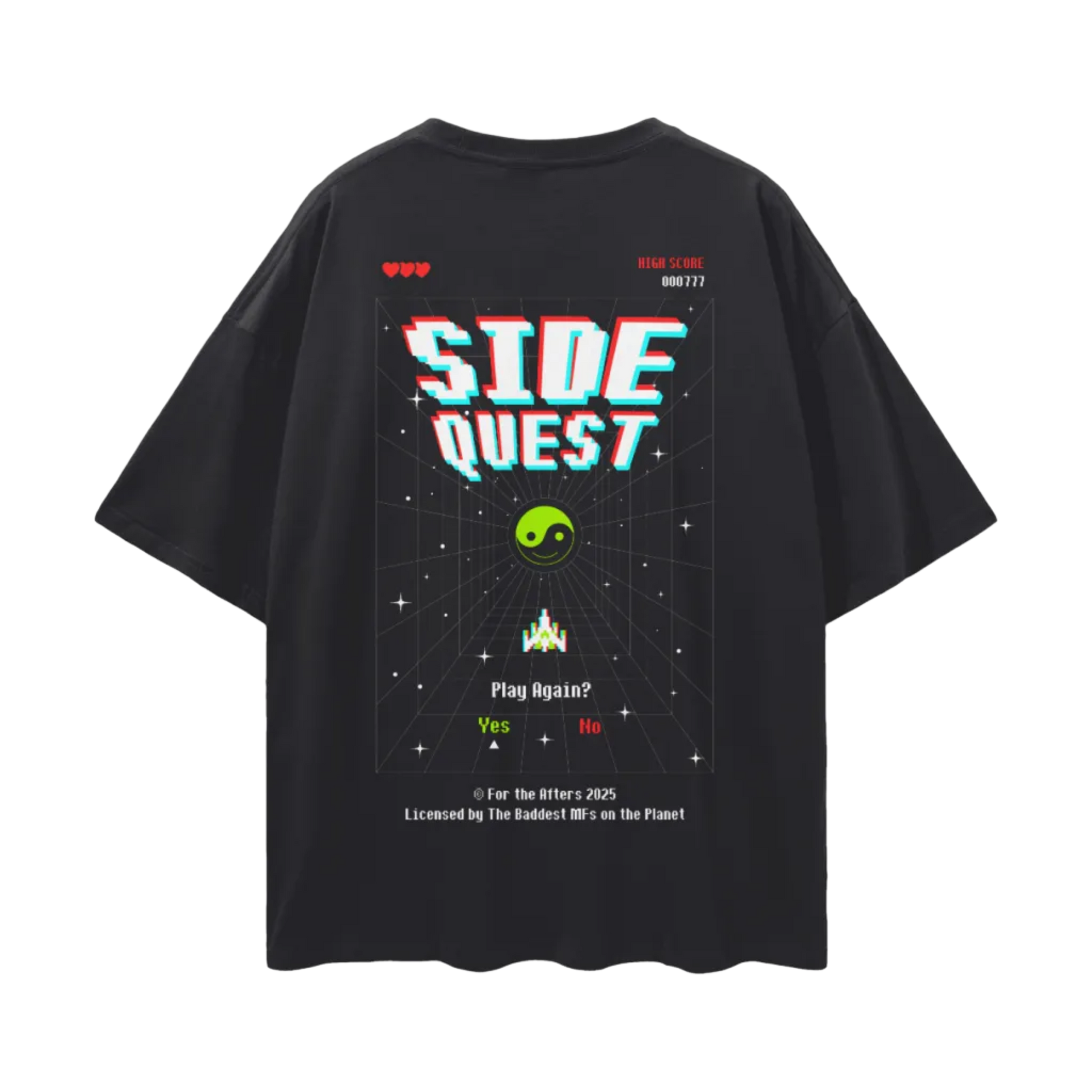 Side Quest | Oversized Deep Drop Shoulder Tee