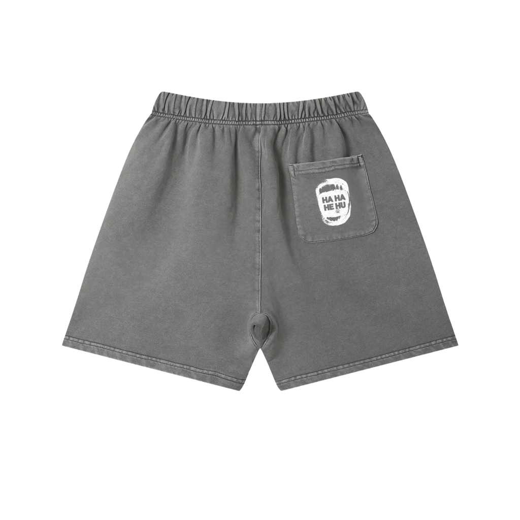 Ha Ha He Hu... Shorts :) | Unisex Vintage Wash Cotton Shorts