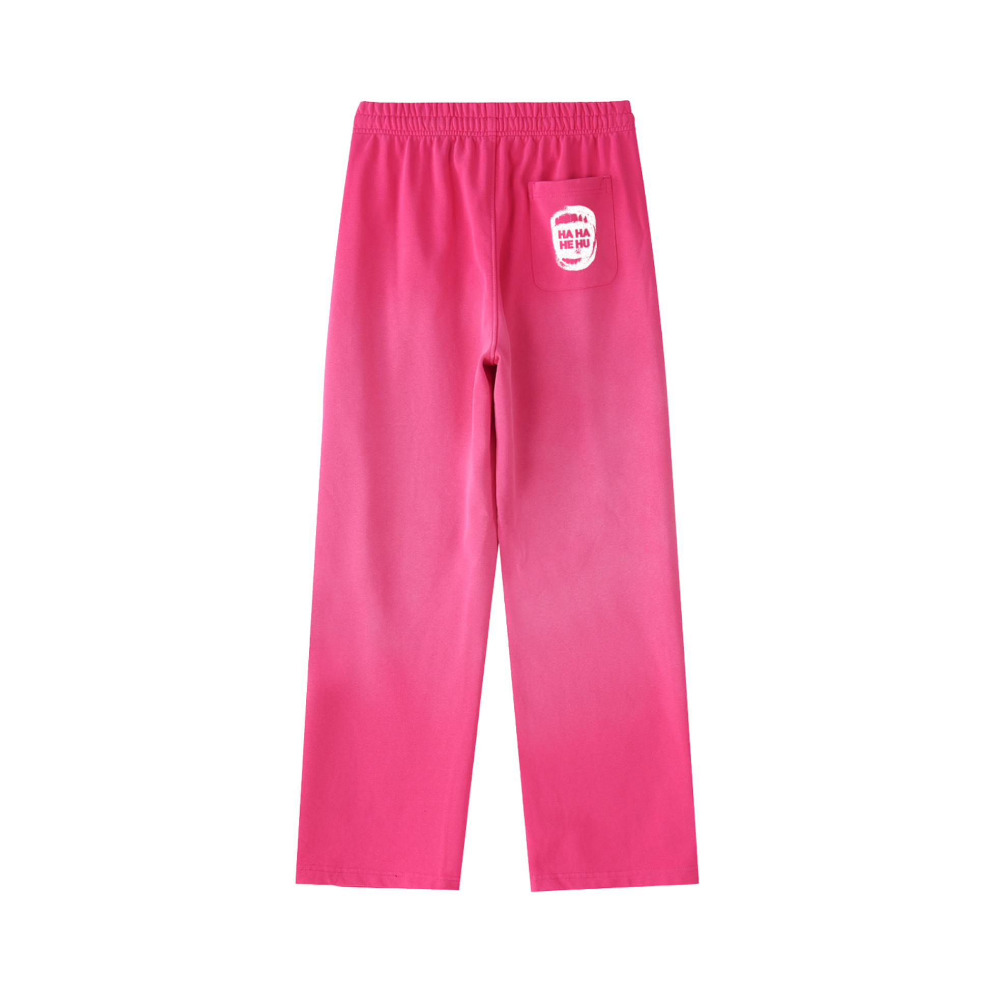 Ha Ha He Hu... Sweatpants :) | Vintage Washed Gradient Straight-Leg Sweatpants