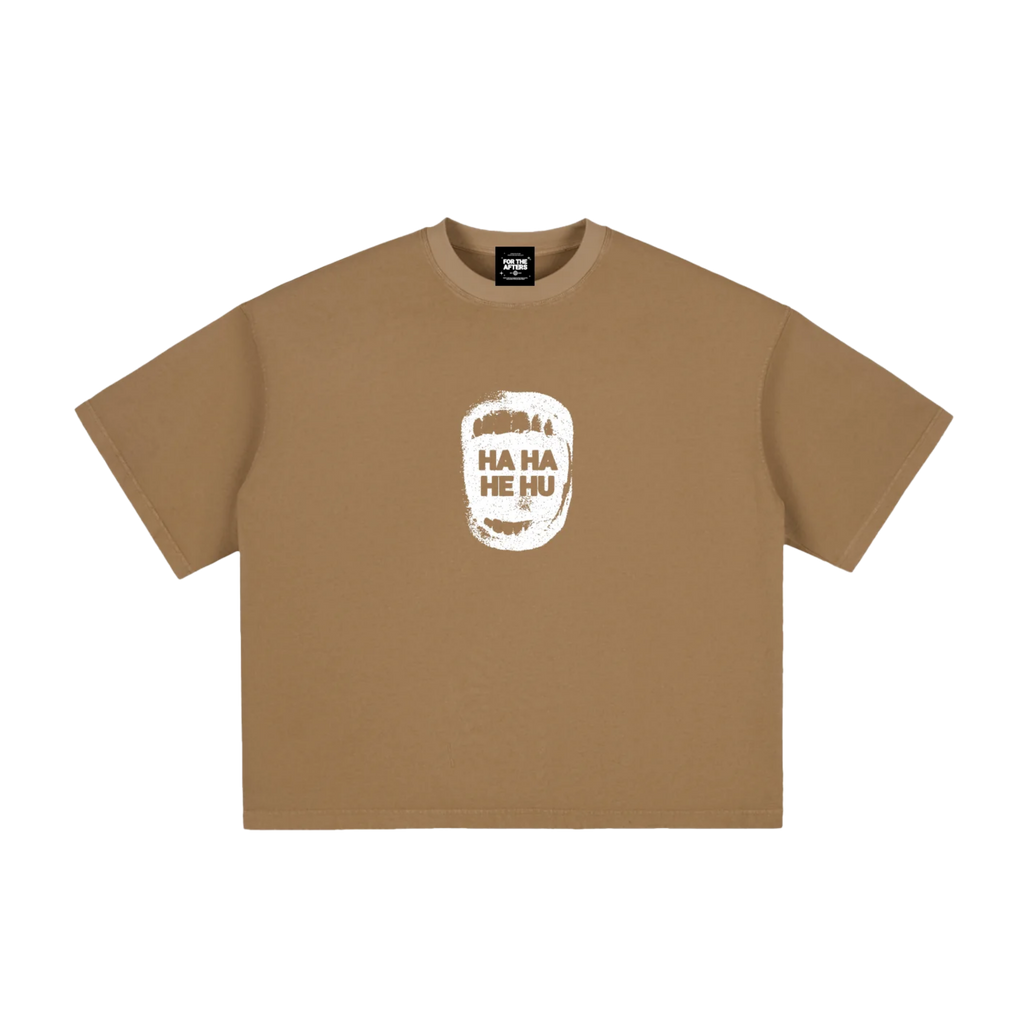 Ha Ha He Hu | Vintage Washed Boxy T-Shirt