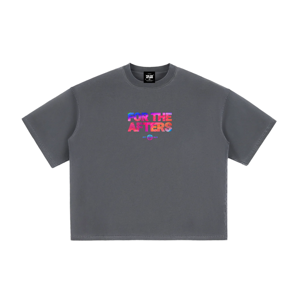 Psilocybine | T-shirt Boxy Vintage Délavé