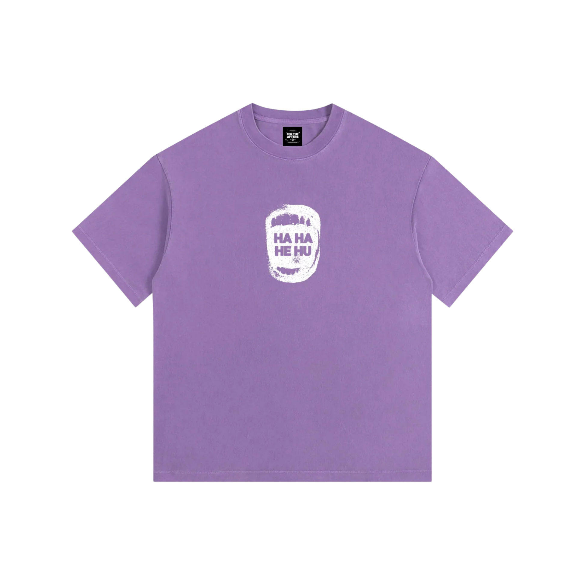 Ha Ha He Hu | Vintage Washed Oversized T-Shirt