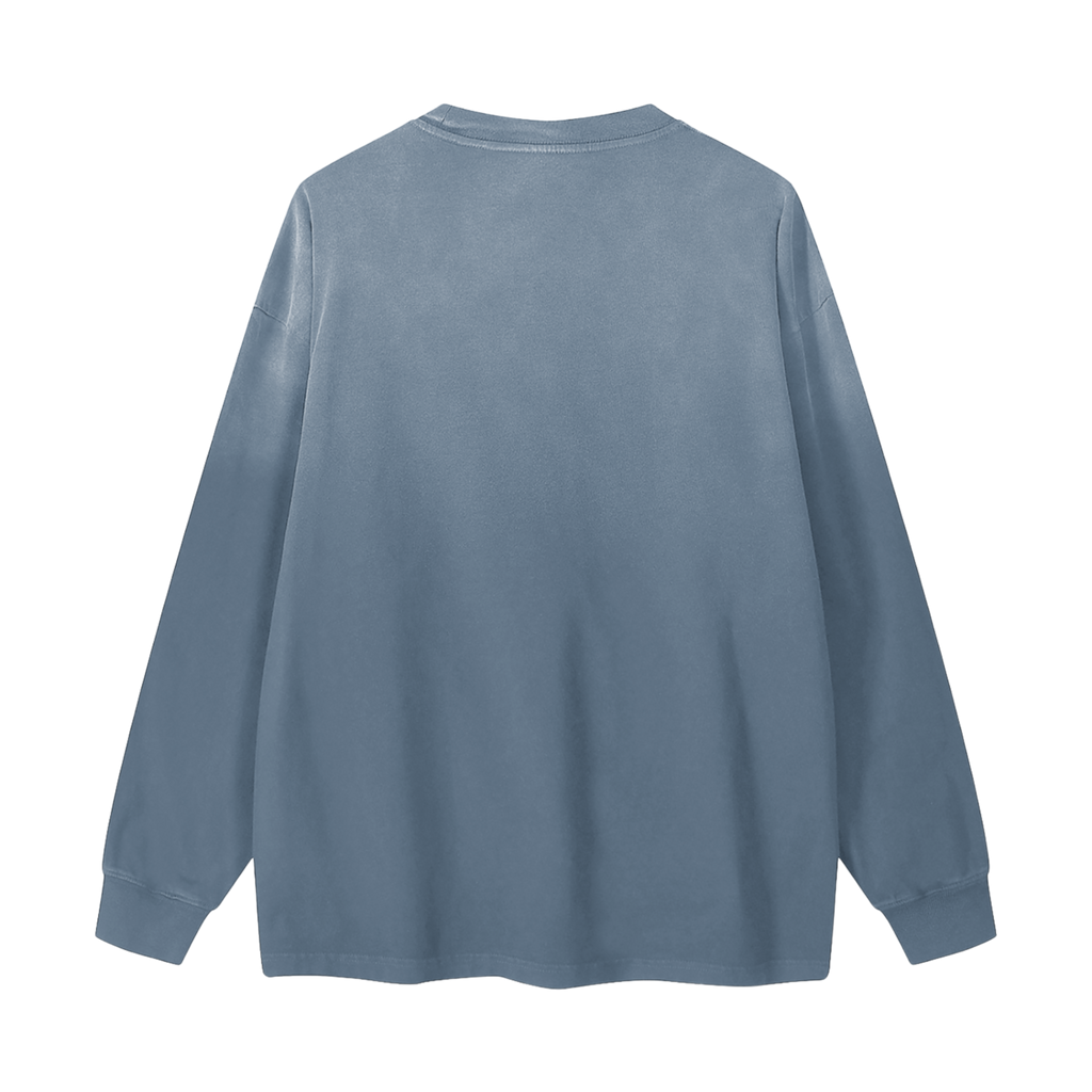 For the Afters | Gradient Washed Long Sleeve T-Shirt