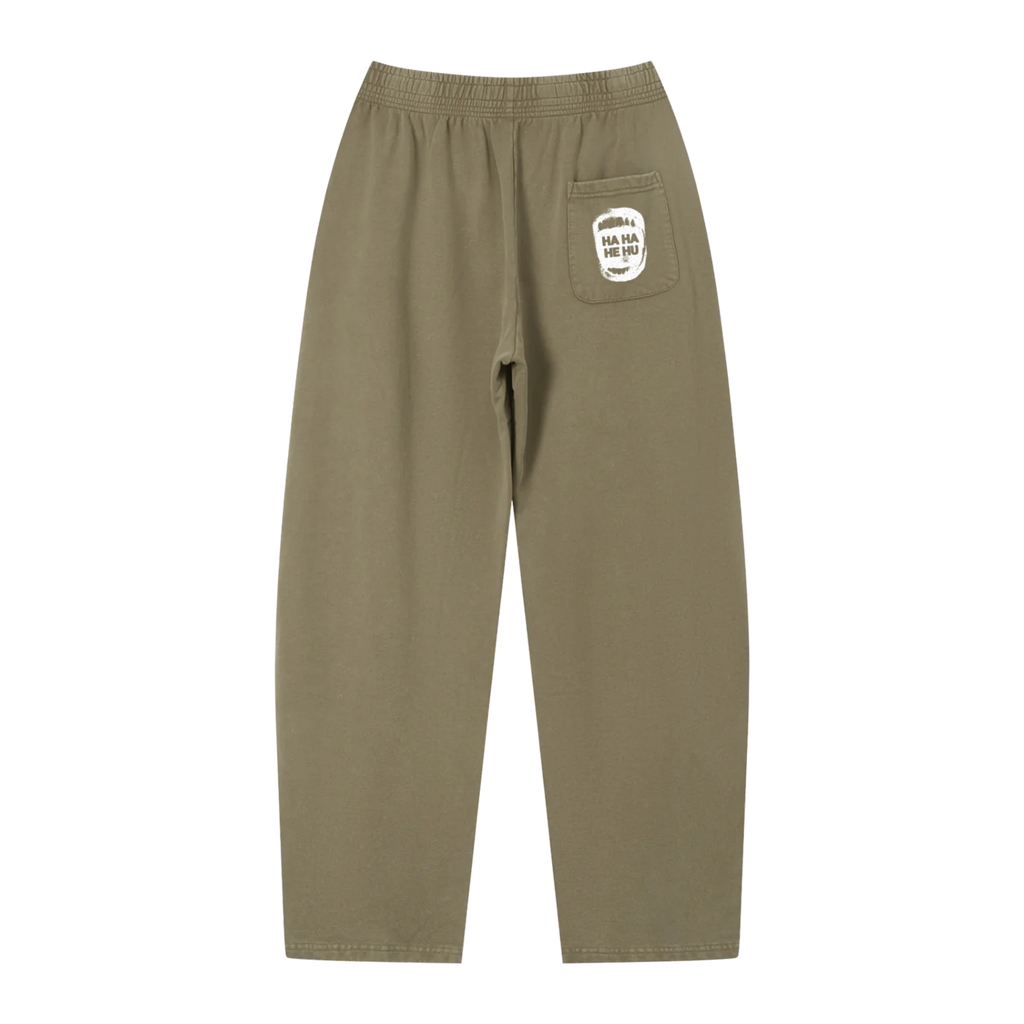 Ha Ha He Hu... Sweatpants :) | Unisex Barrel Leg Sweatpants