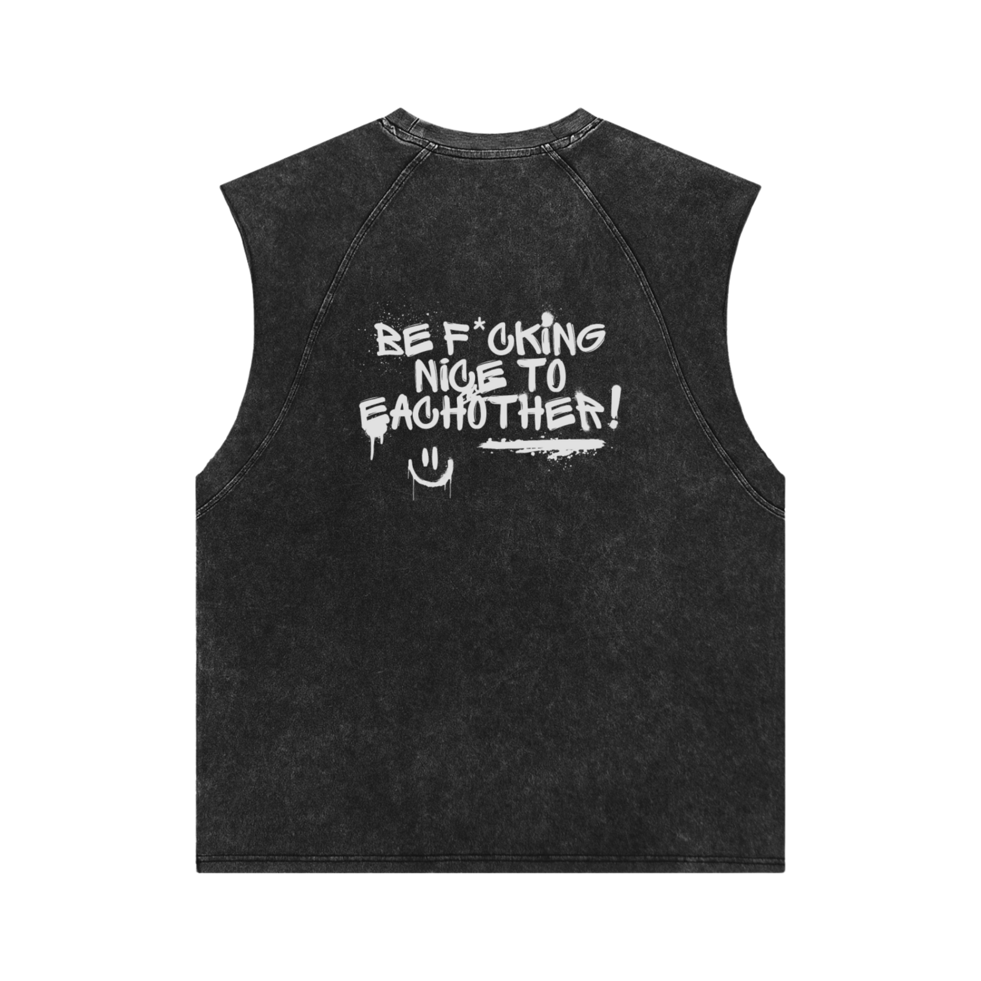 What He Said | Acid Washed Tank Top