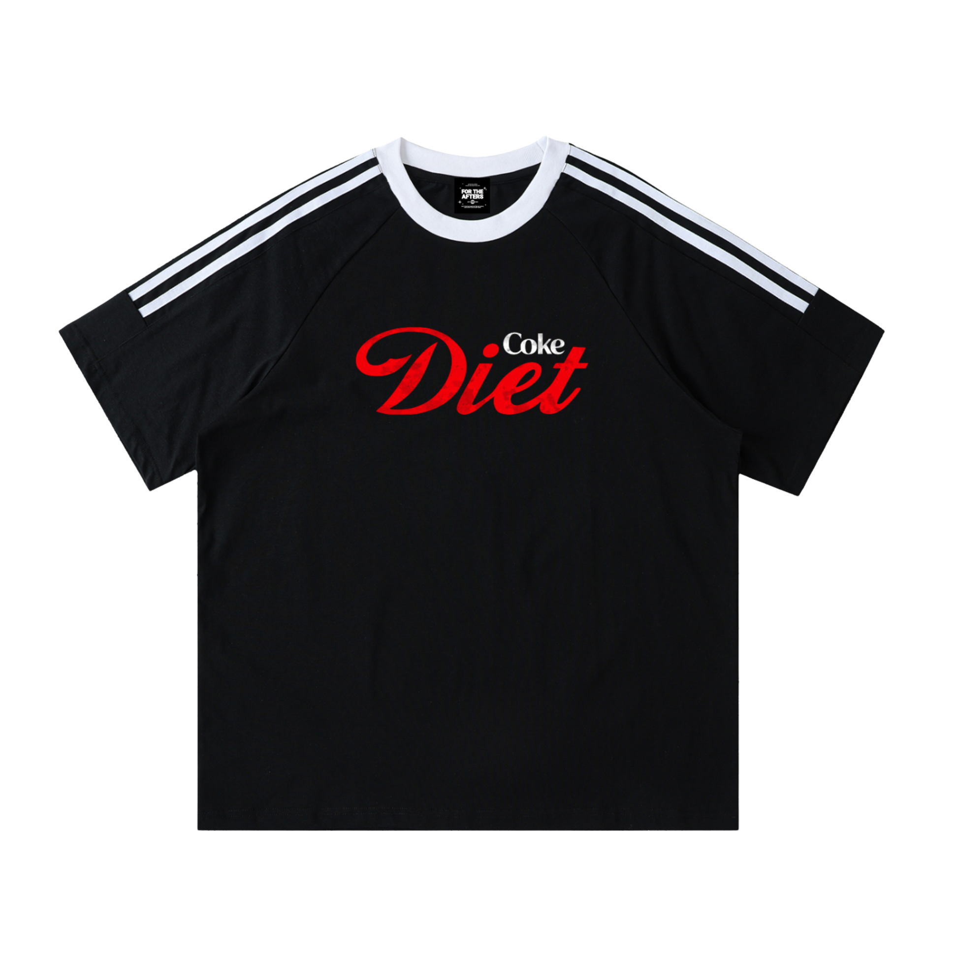 Coke Diet | Contrast Tape Drop Shoulder T-Shirt