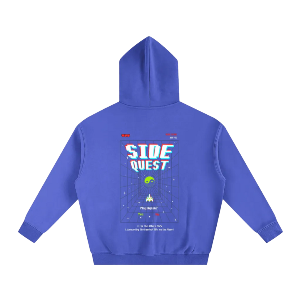 Side Quest | Oversized Fleeced Hoodie