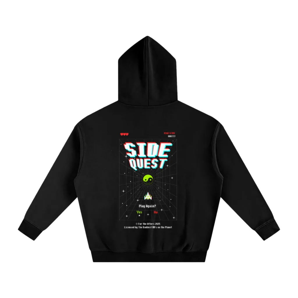 Side Quest | Oversized Fleeced Hoodie