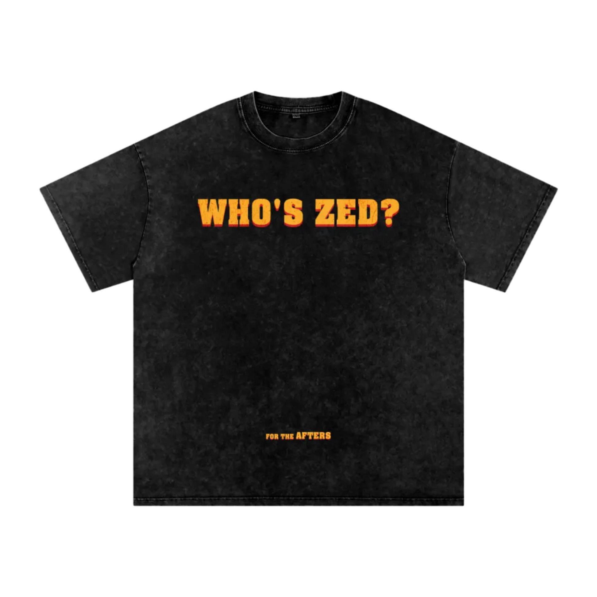 Who's Zed? | Acid Wash Oversized T-Shirt
