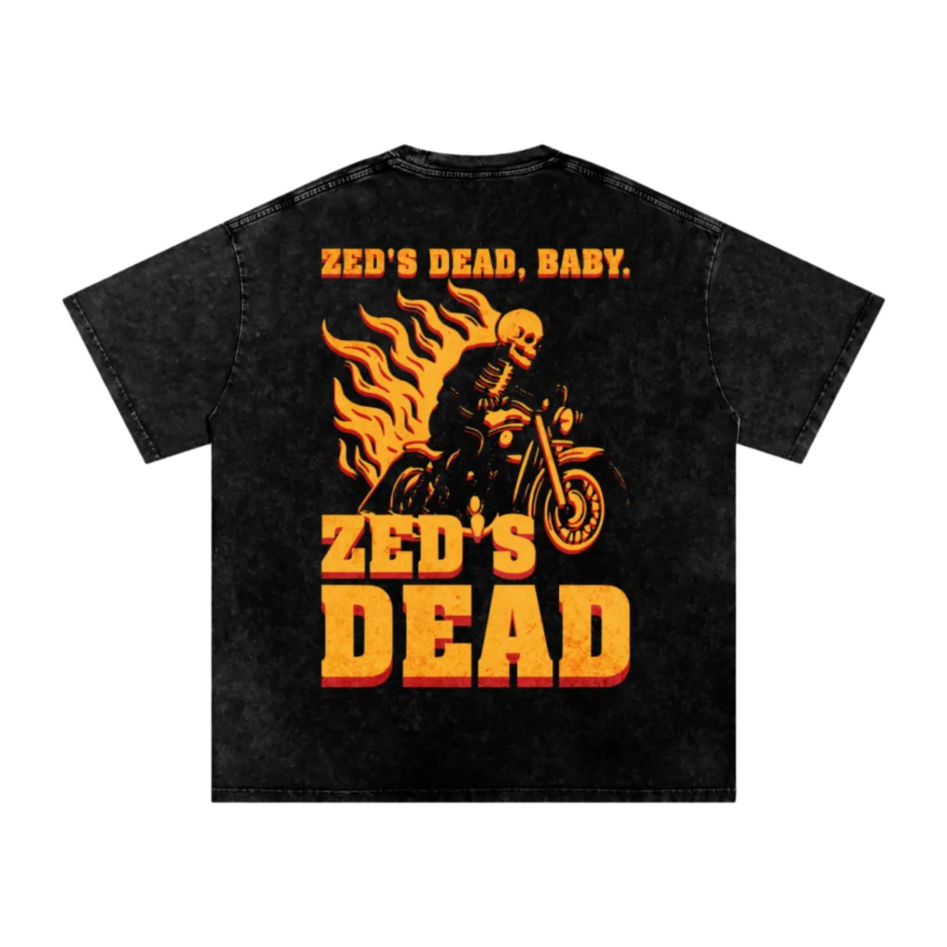 Who's Zed? | Acid Wash Oversized T-Shirt