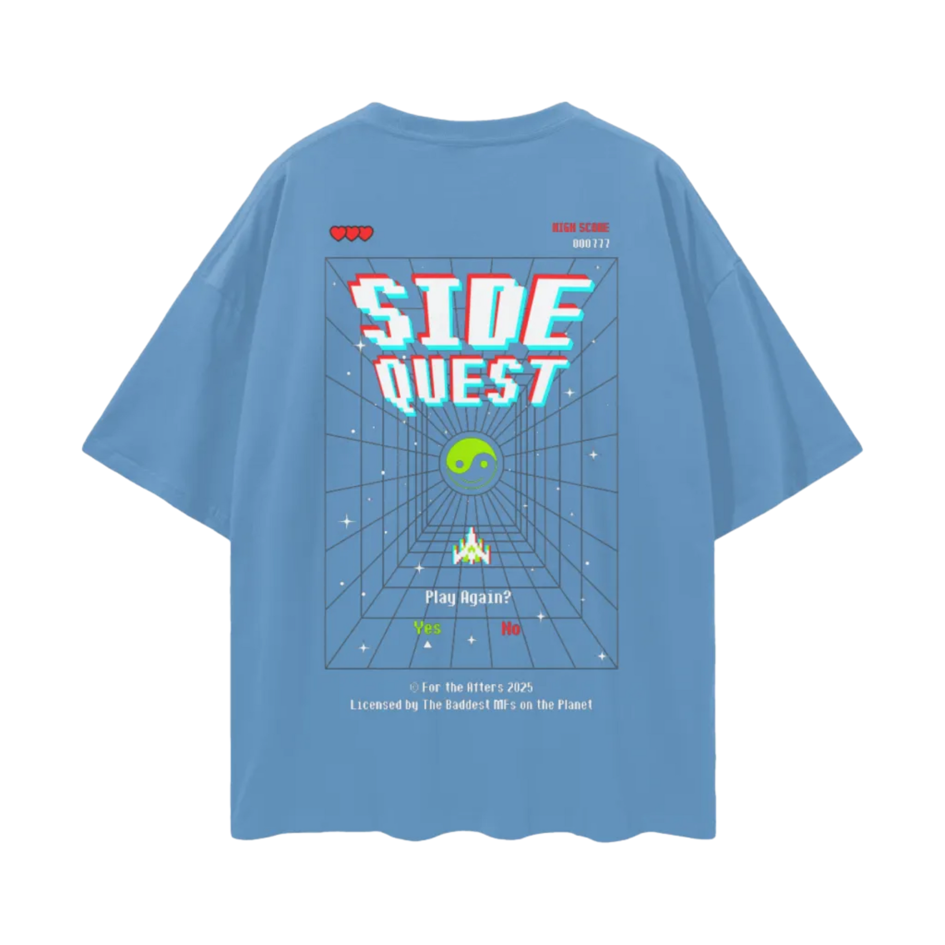 Side Quest | Oversized Deep Drop Shoulder Tee
