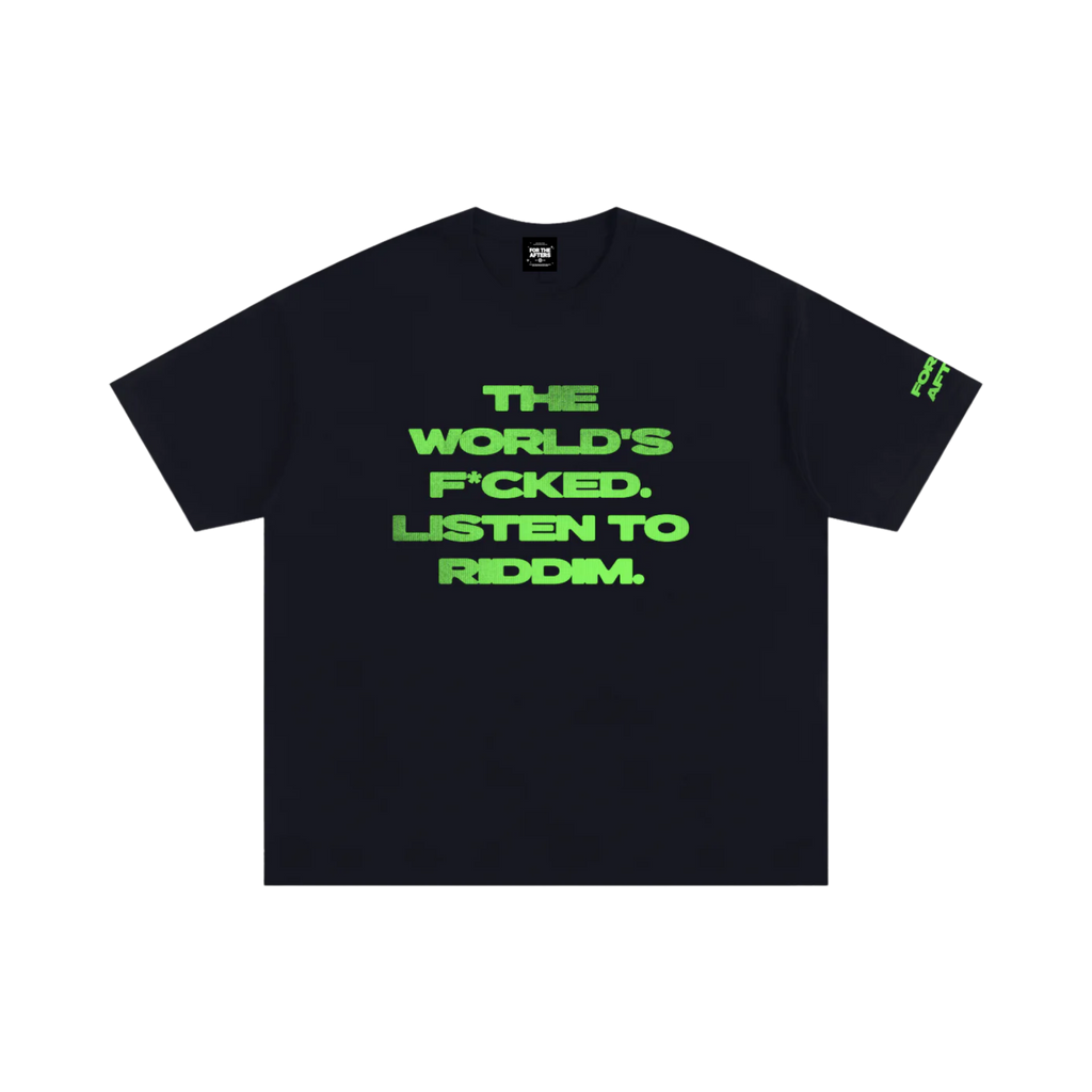 Écoutez du Riddim | T-shirt unisexe en coton coupe oversize