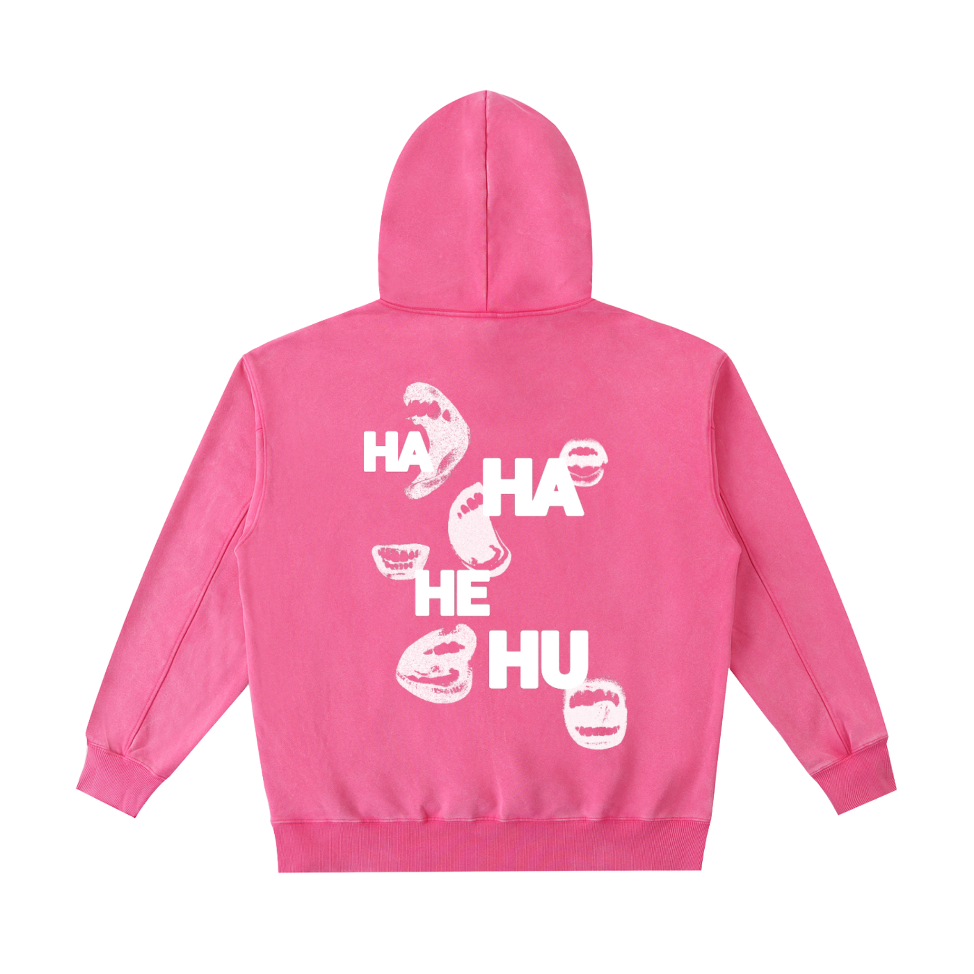 Ha Ha He Hoodie | Vintage Washed Heavyweight Hoodie