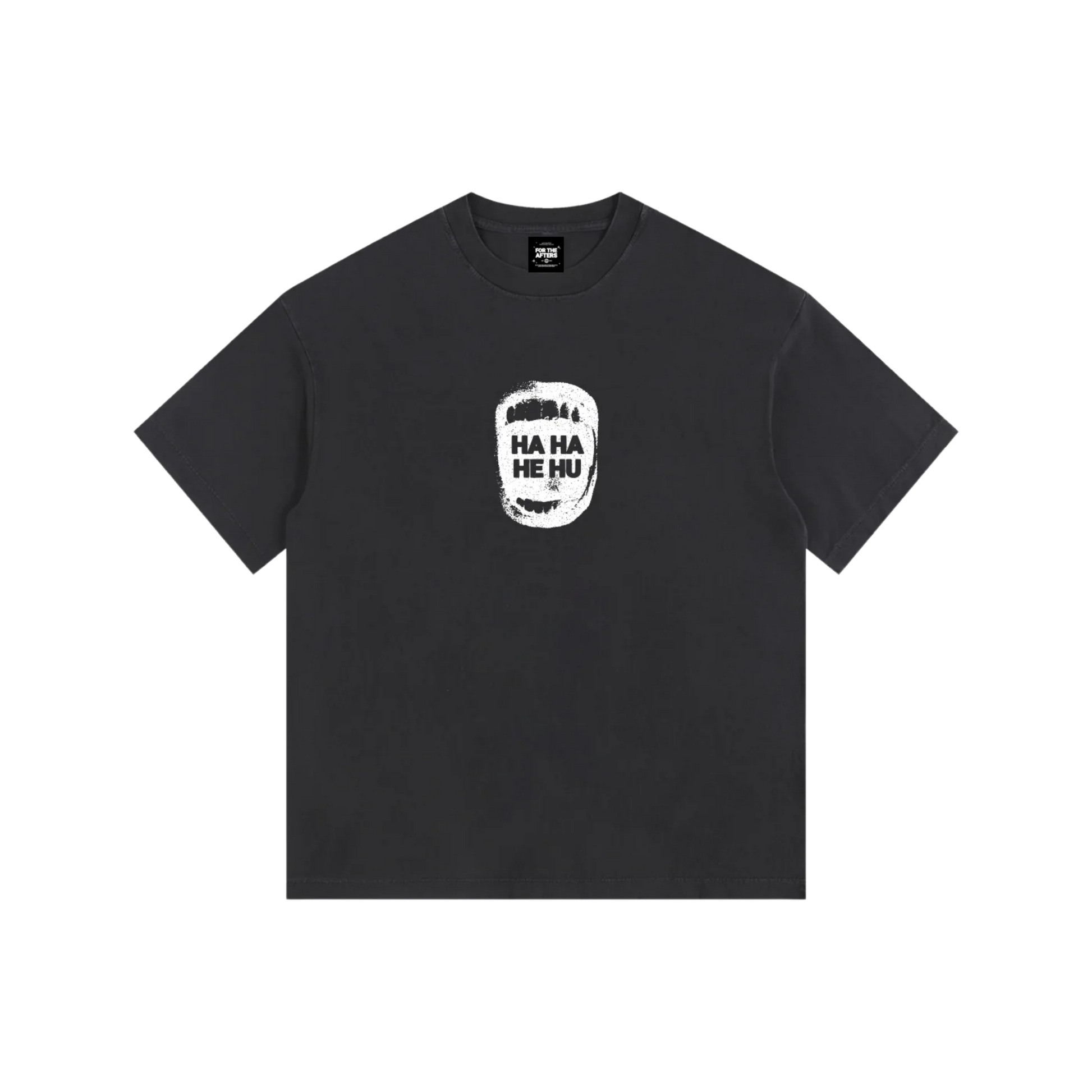 Ha Ha He Hu | Vintage Washed Oversized T-Shirt