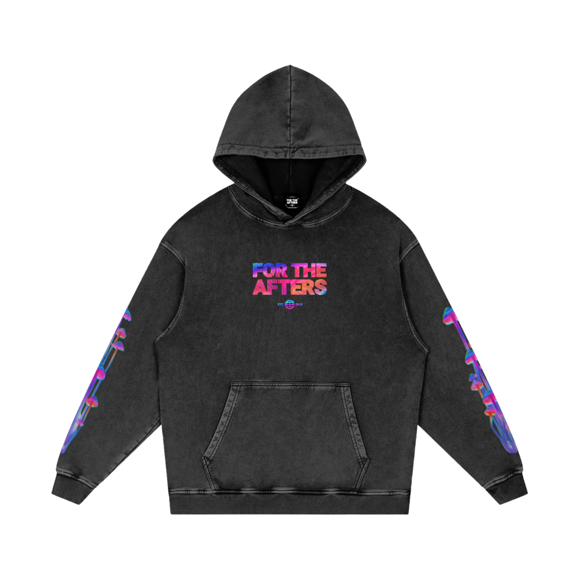 Psilocybin | Acid Washed Oversized Hoodie