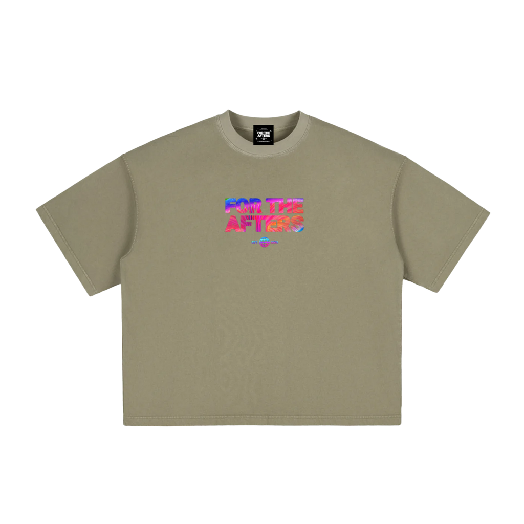 Psilocybine | T-shirt Boxy Vintage Délavé