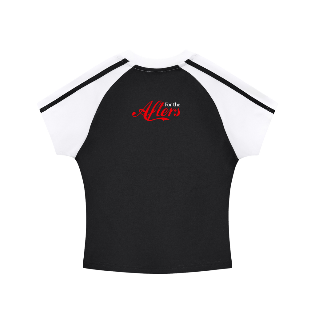 Coca-Cola Light | T-shirt court à manches raglan moulant