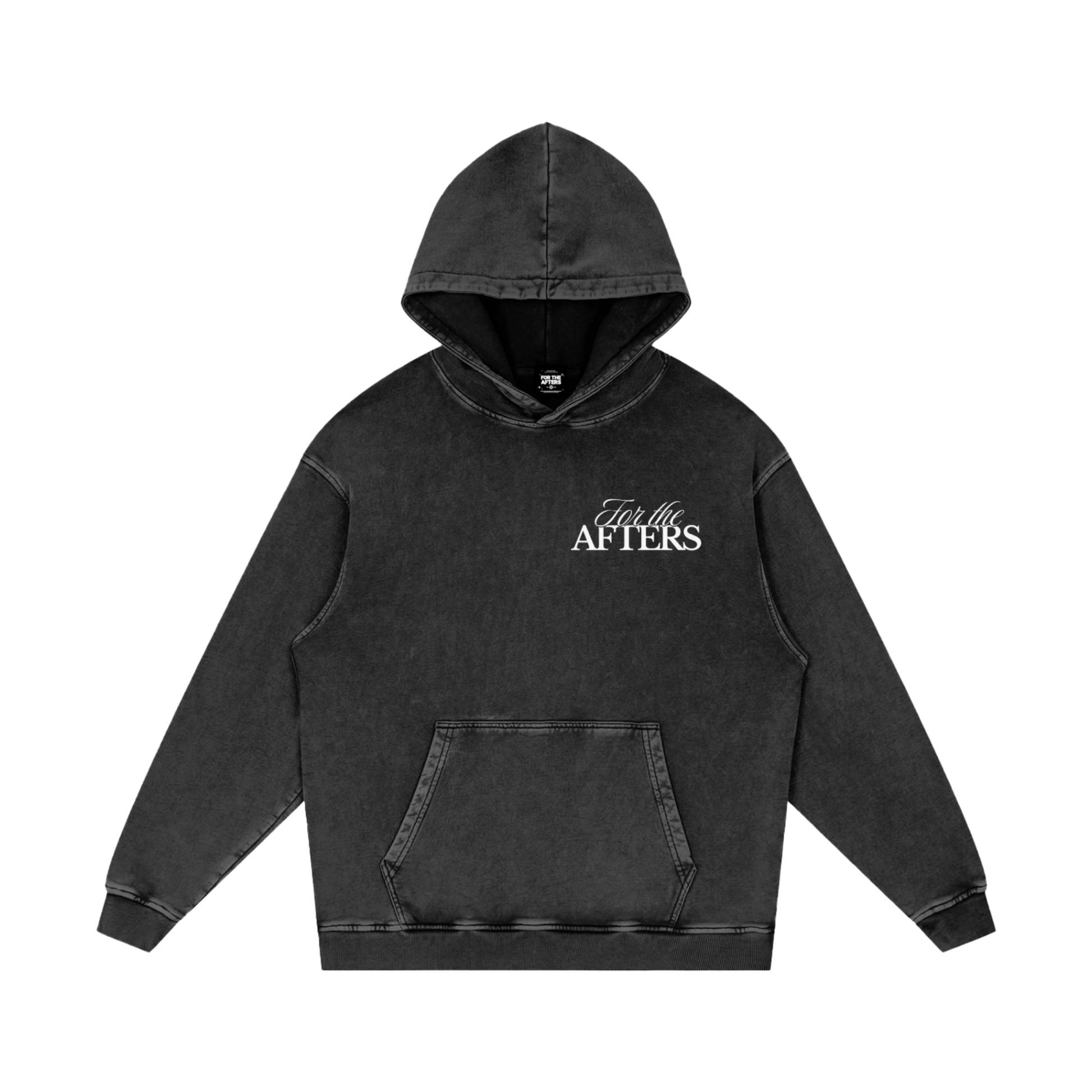 Je l'ai dit gentiment | Sweat à capuche oversize délavé