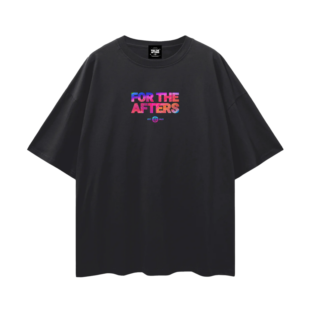 Psilocybine | T-shirt oversize avec épaules tombantes profondes