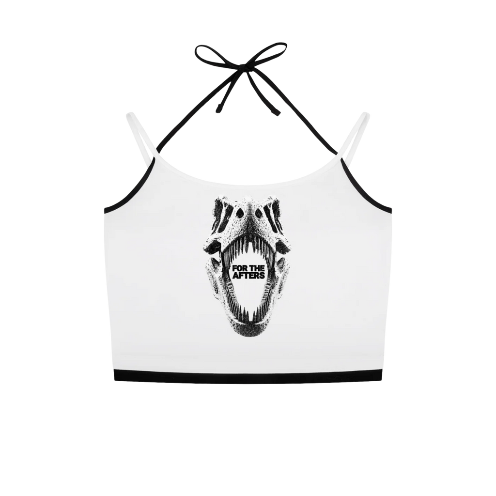 Bass Face | Contrast Binding Halter Tank Top