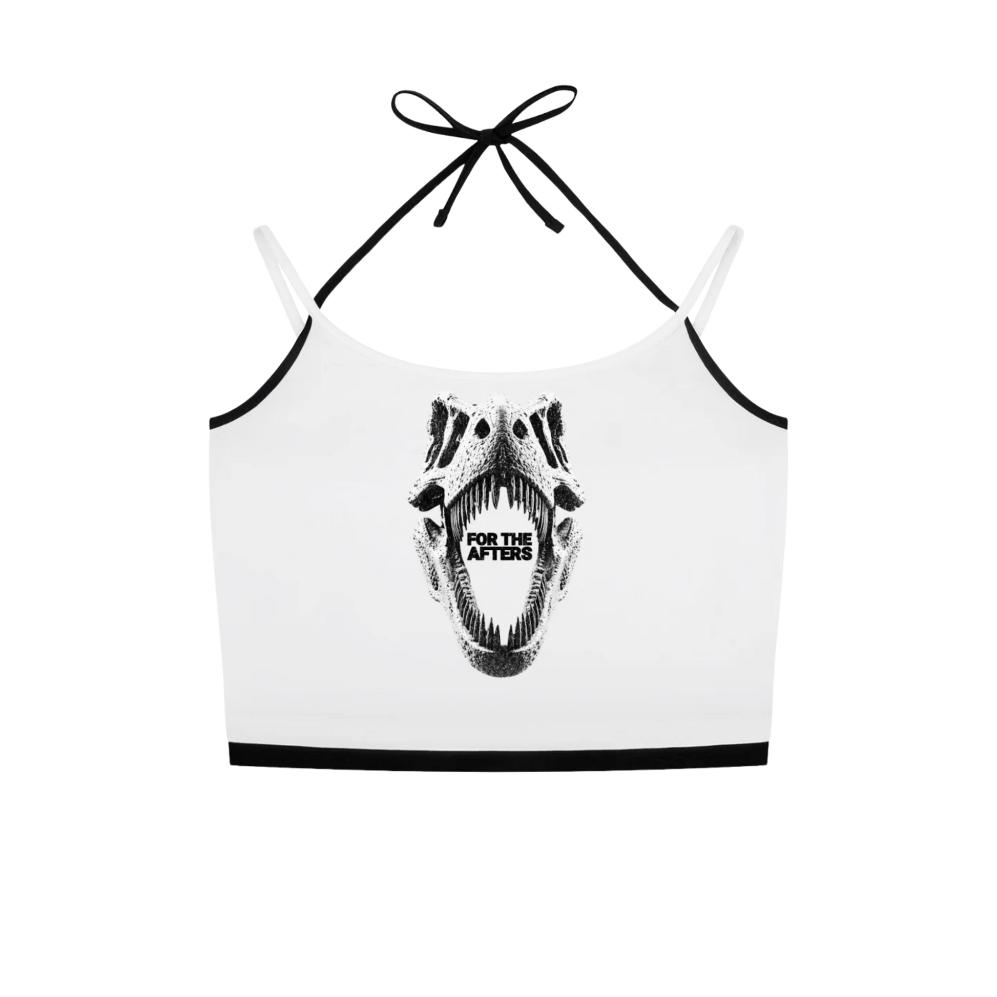 Bass Face | Contrast Binding Halter Tank Top