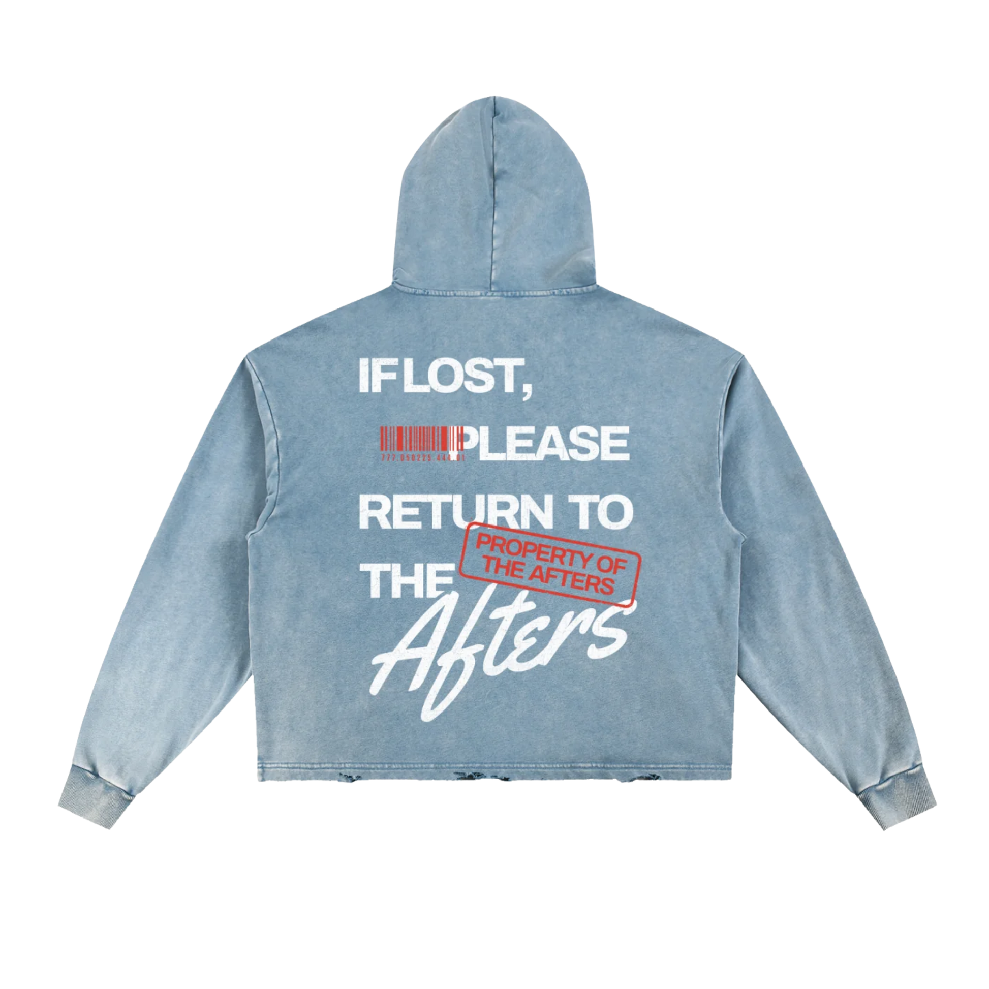 Return to Afters | Vintage Washed Boxy Cut Hoodie