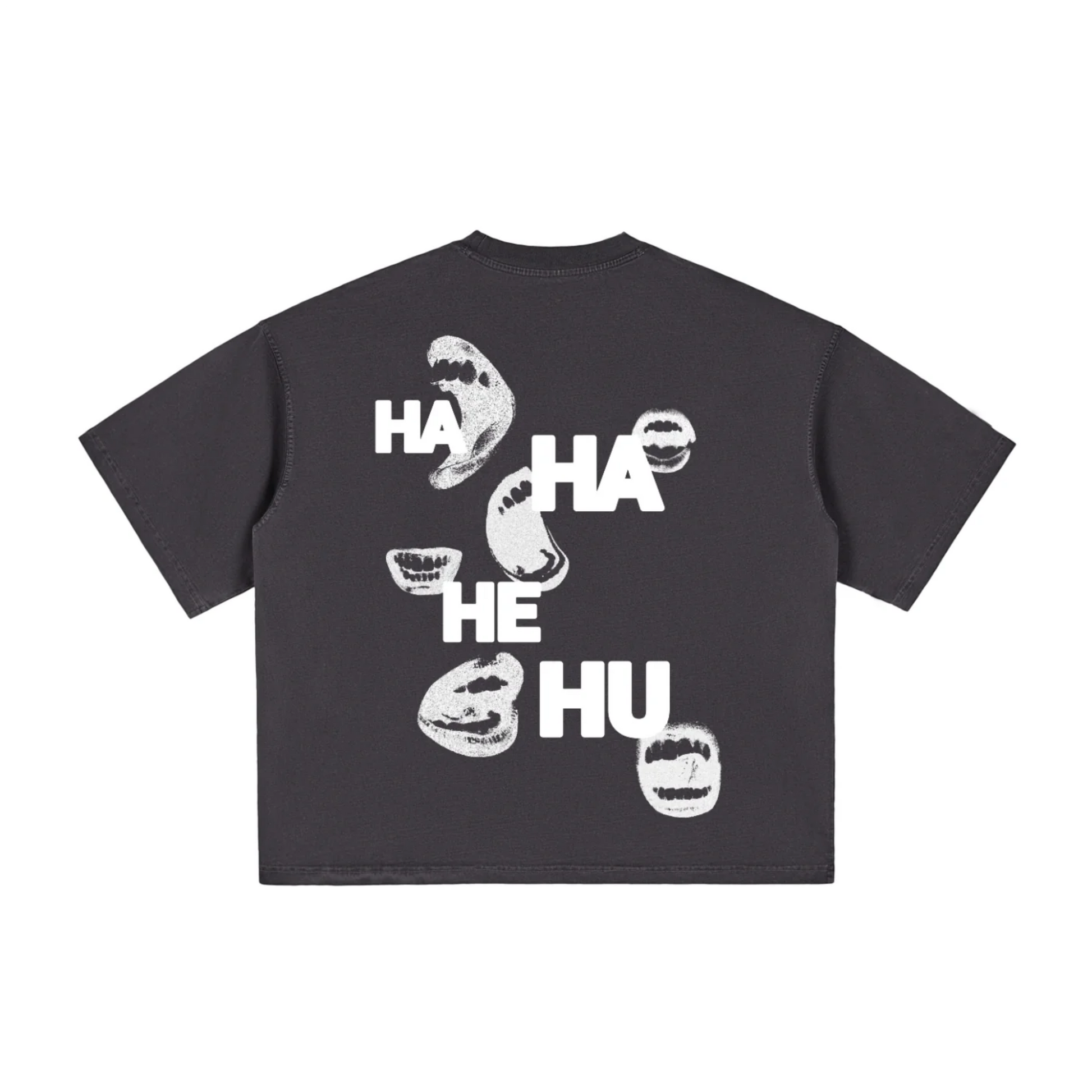Ha Ha He Hu | Vintage Washed Boxy T-Shirt