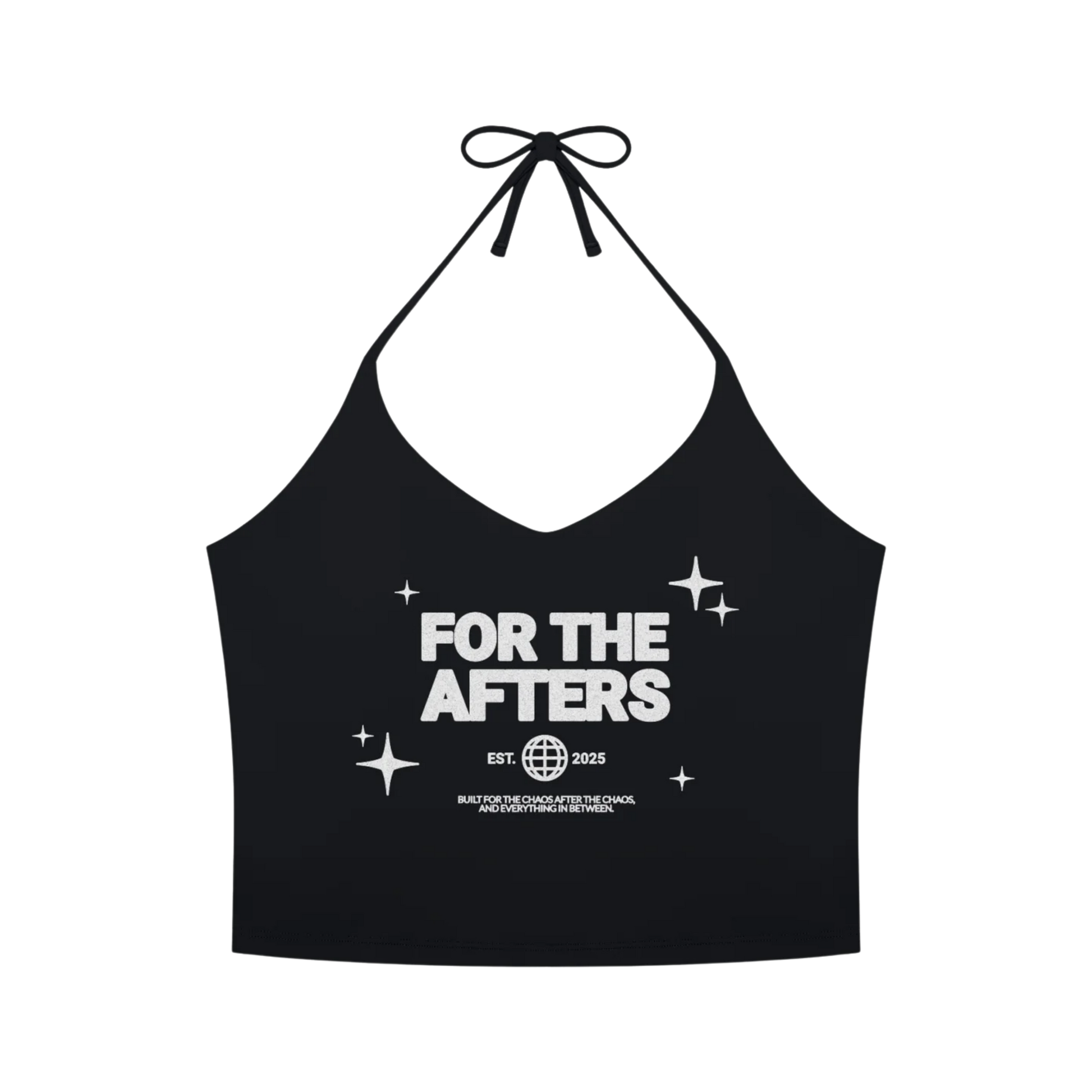 For the Afters | Women’s Halter Yoga Crop Tank Top