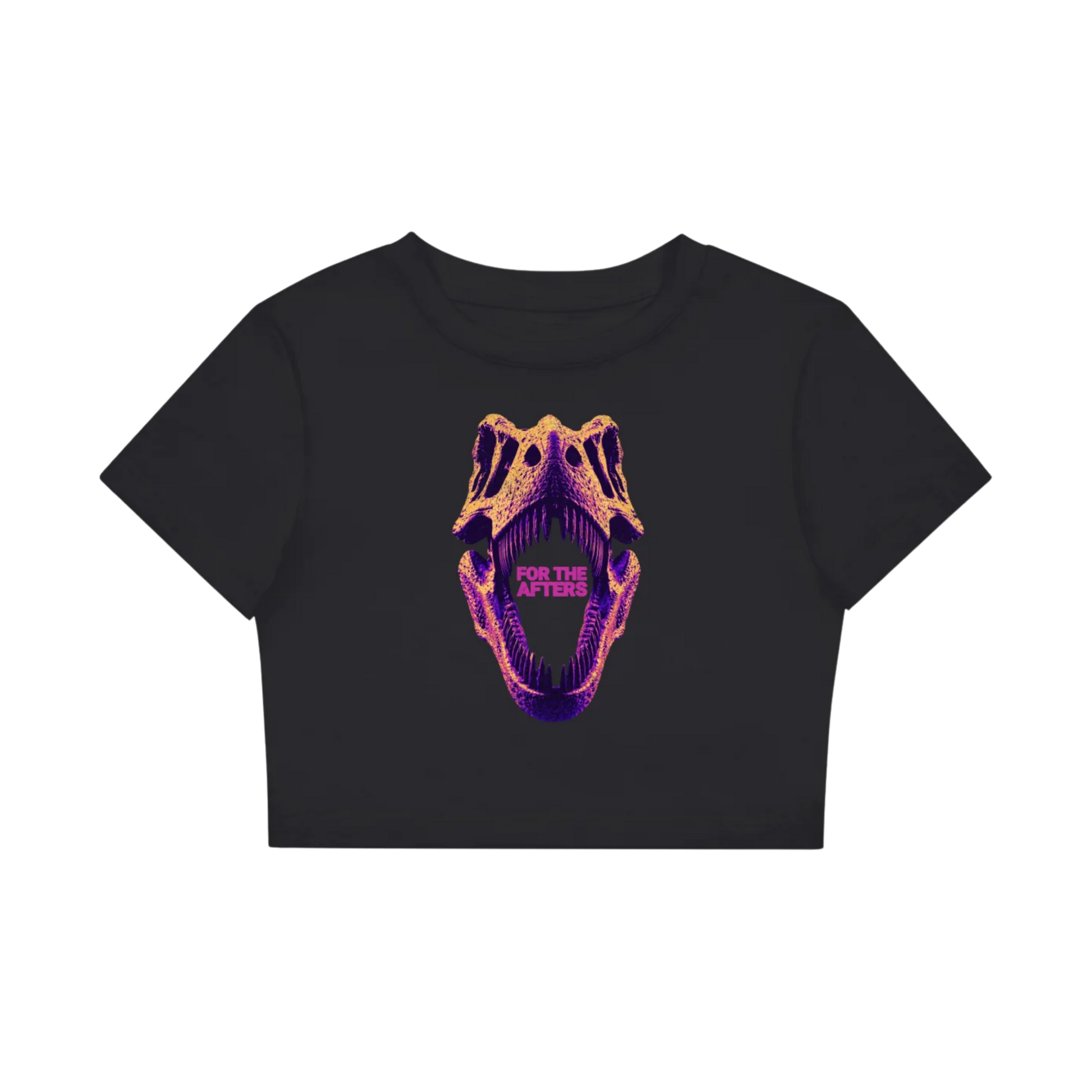 Bass Face | Fitted Crop Cotton T-Shirt
