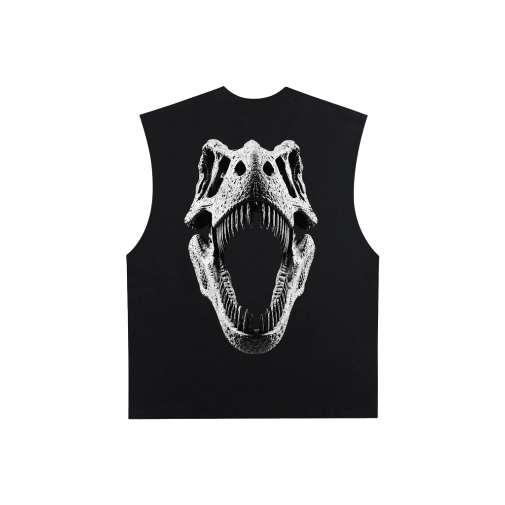 Bass Face | Raw Edge Cotton Tank Top
