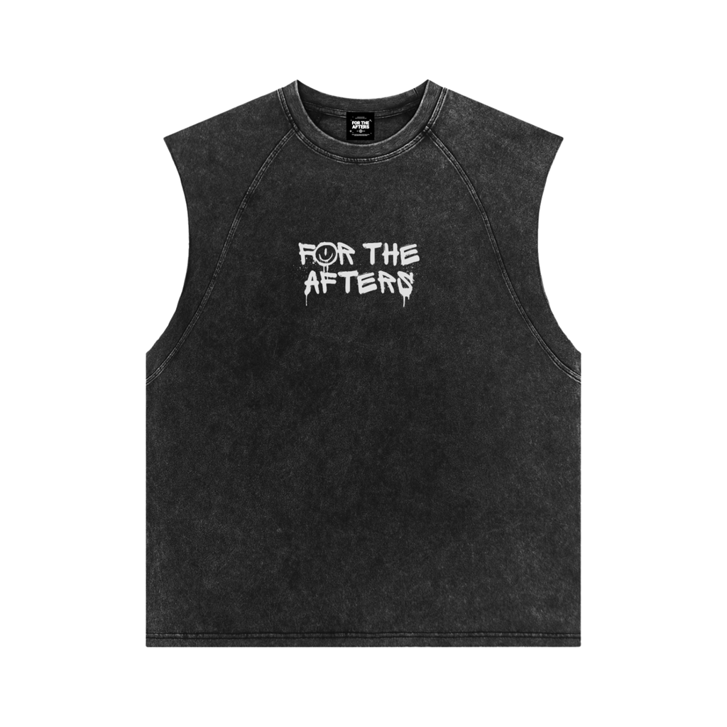 What He Said | Acid Washed Tank Top