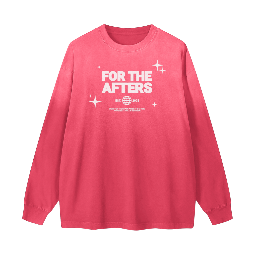 For the Afters | Gradient Washed Long Sleeve T-Shirt