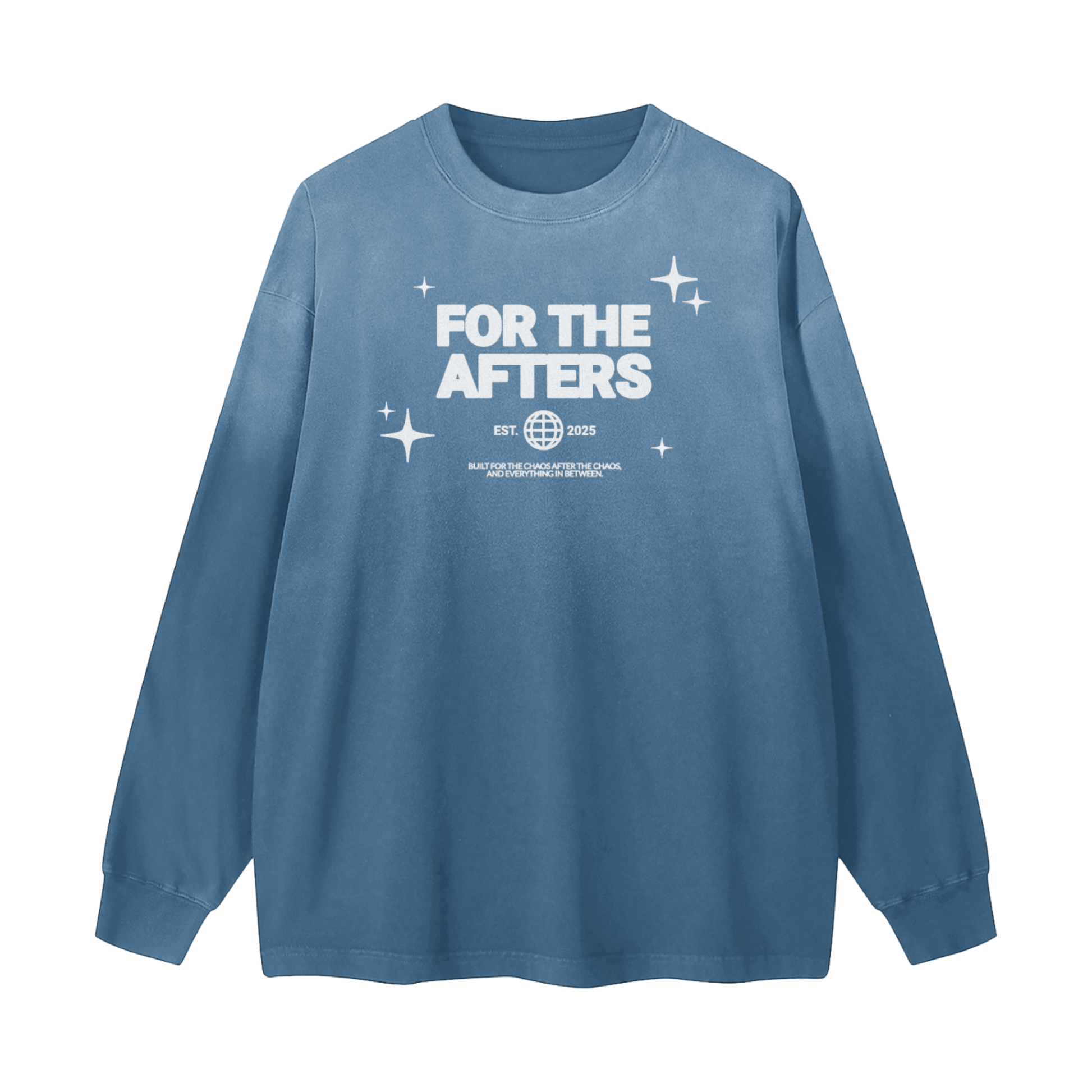 For the Afters | Gradient Washed Long Sleeve T-Shirt