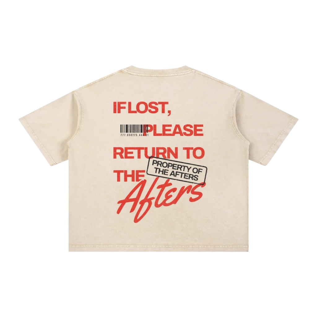 Return to Afters | Acid Wash Boxy T-Shirt