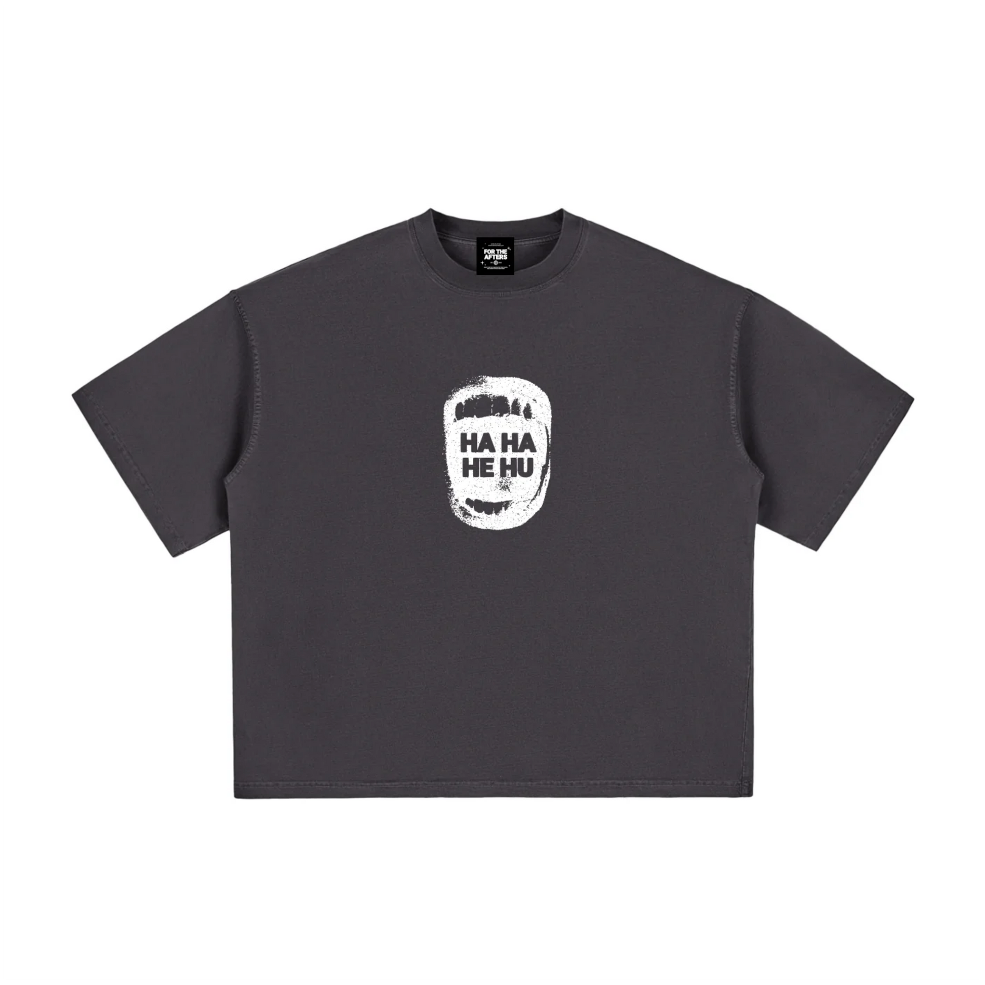 Ha Ha He Hu | Vintage Washed Boxy T-Shirt