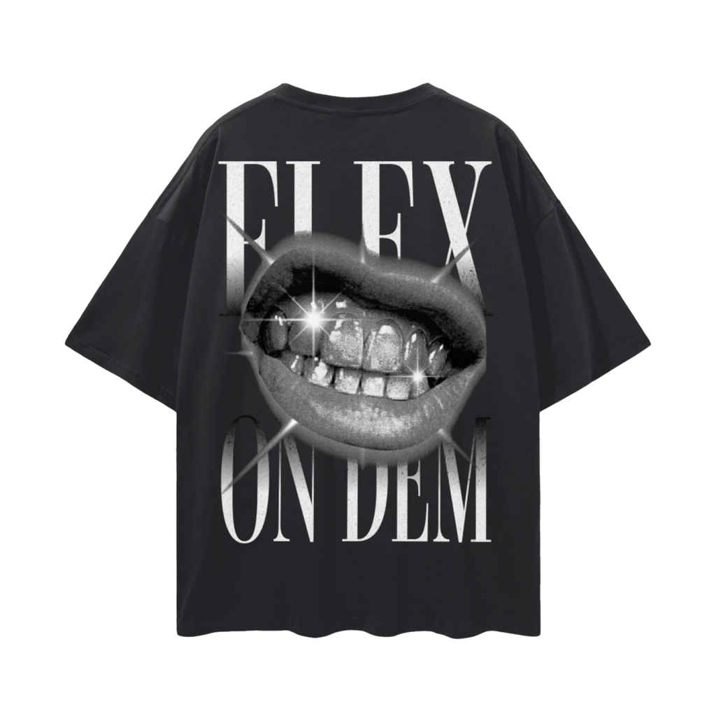 139 Flex on Dem | T-shirt oversize à épaules très tombantes