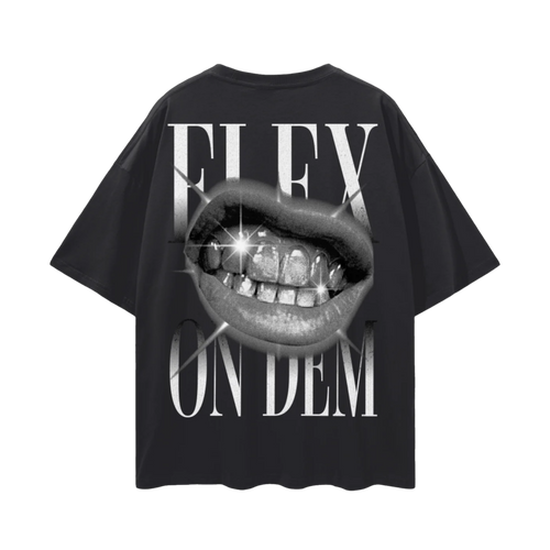 139 Flex on Dem | Oversized Deep Drop Shoulder T-Shirt