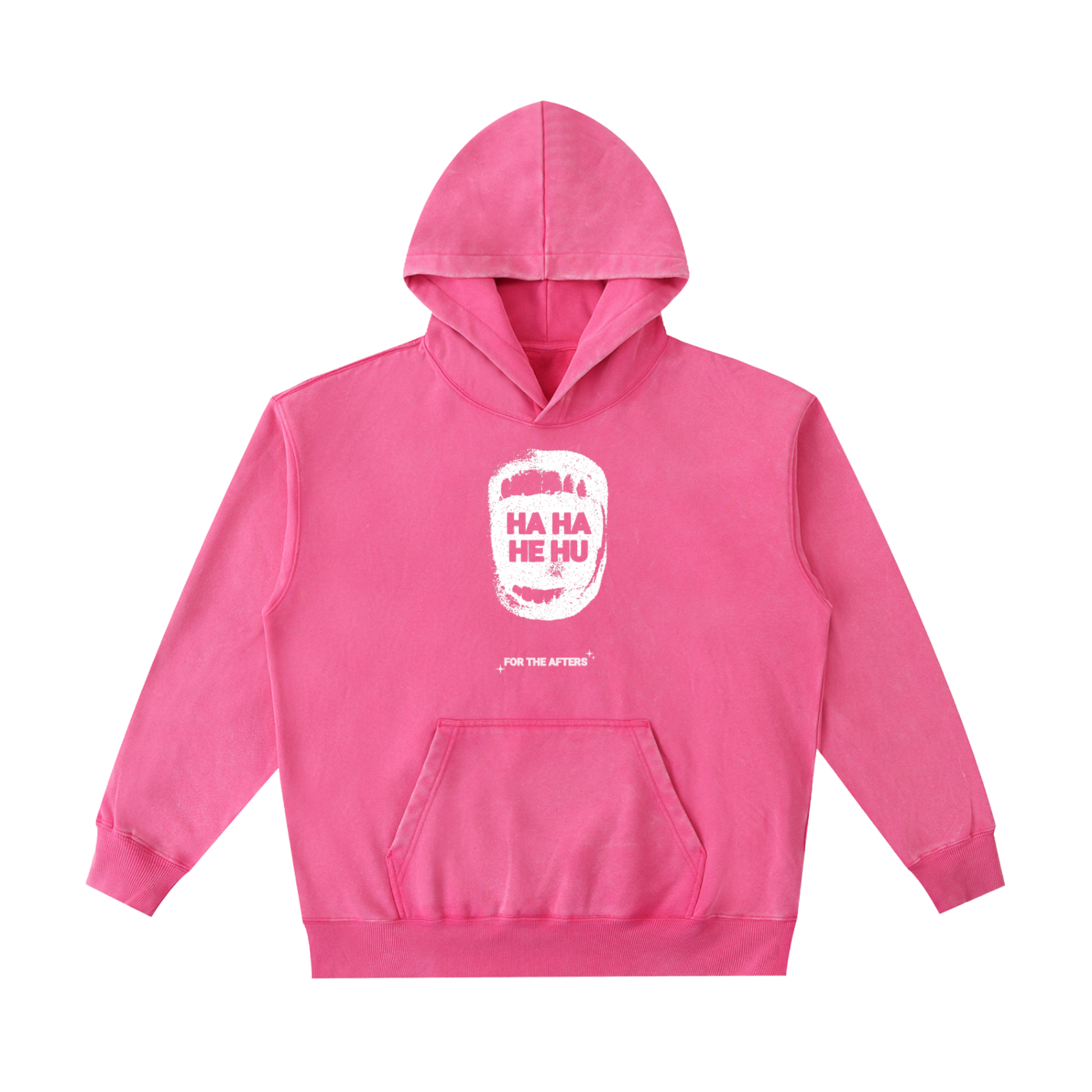 Ha Ha He Hoodie | Vintage Washed Heavyweight Hoodie