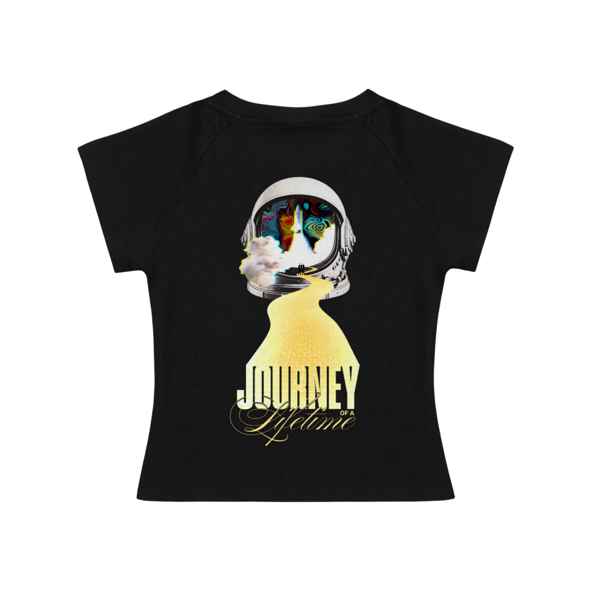 Journey of a Lifetime | Solid Color Raglan Sleeve Crop Top