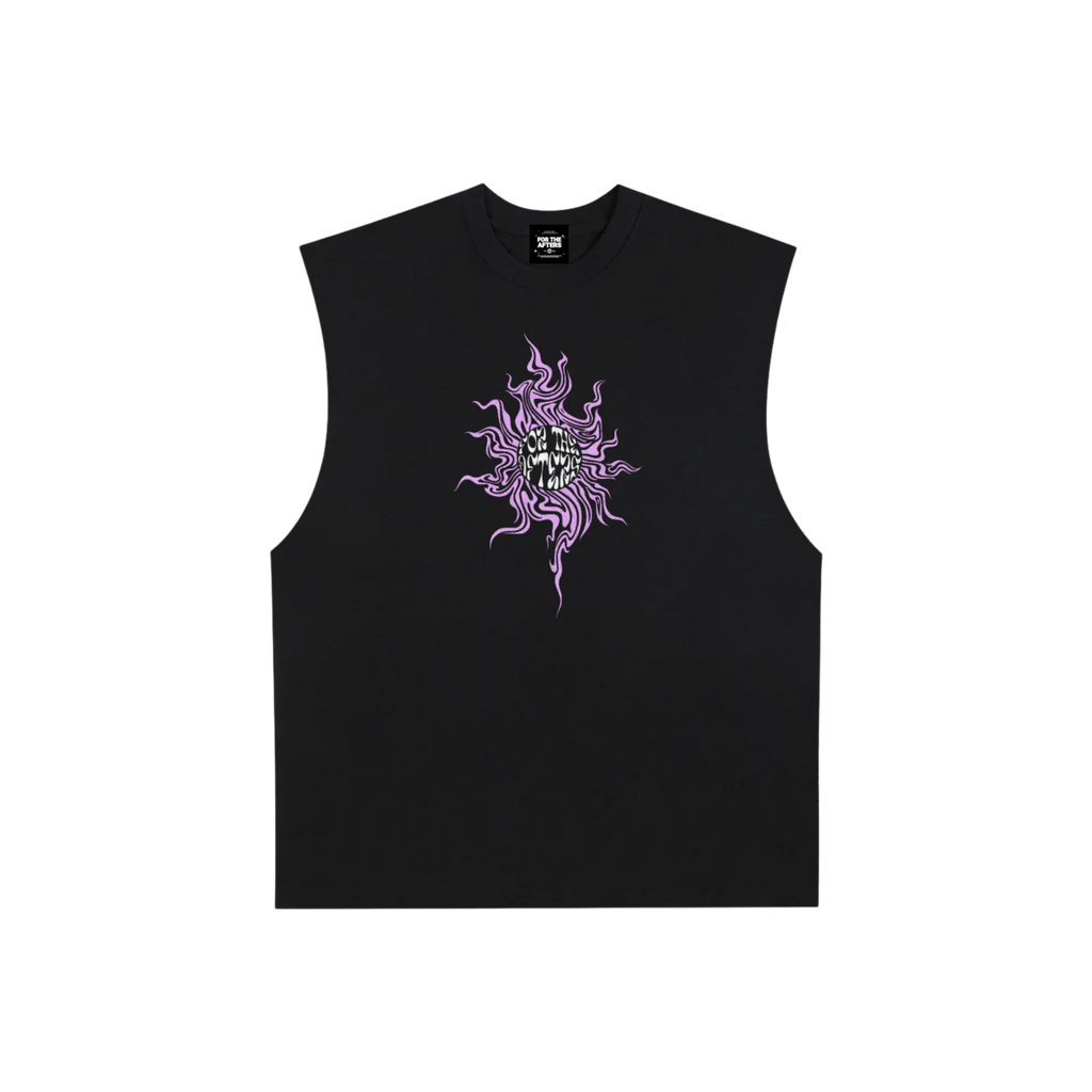 One of These Mornings | Raw Edge Cotton Tank Top
