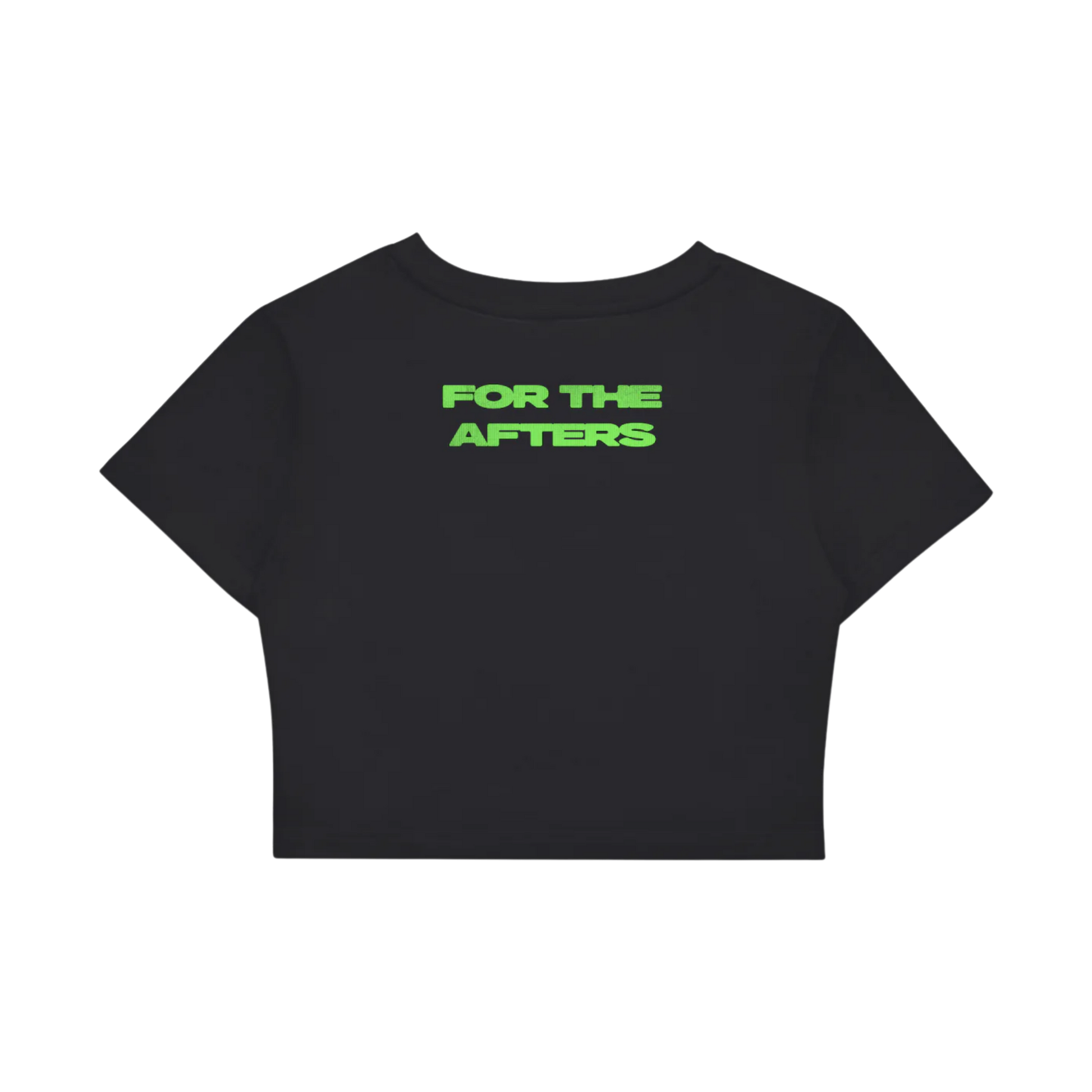 Écoutez de la techno | Crop Top ajusté Baby Tee