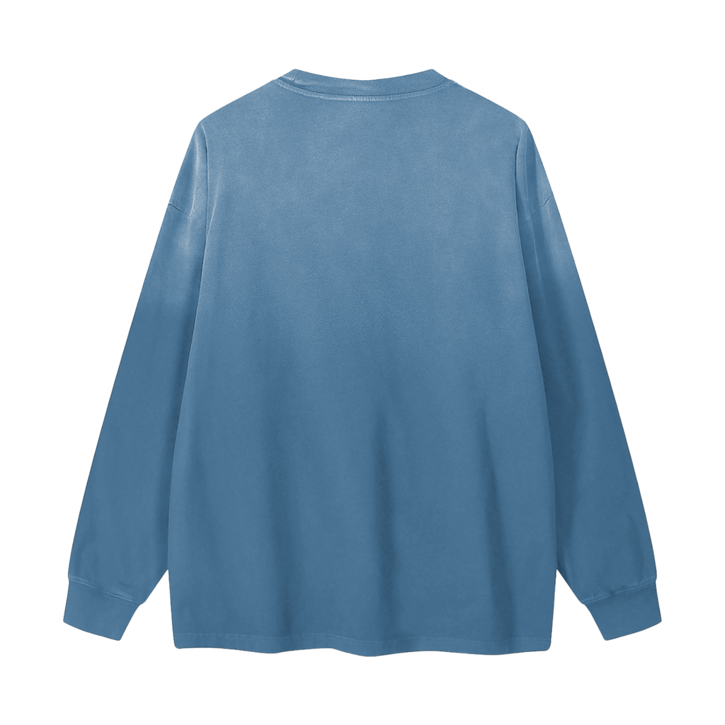 For the Afters | Gradient Washed Long Sleeve T-Shirt