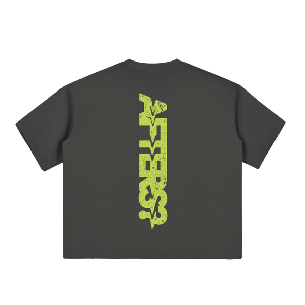 Afters? | Boxy Half-Sleeve Raw-Edge T-Shirt – For the Afters