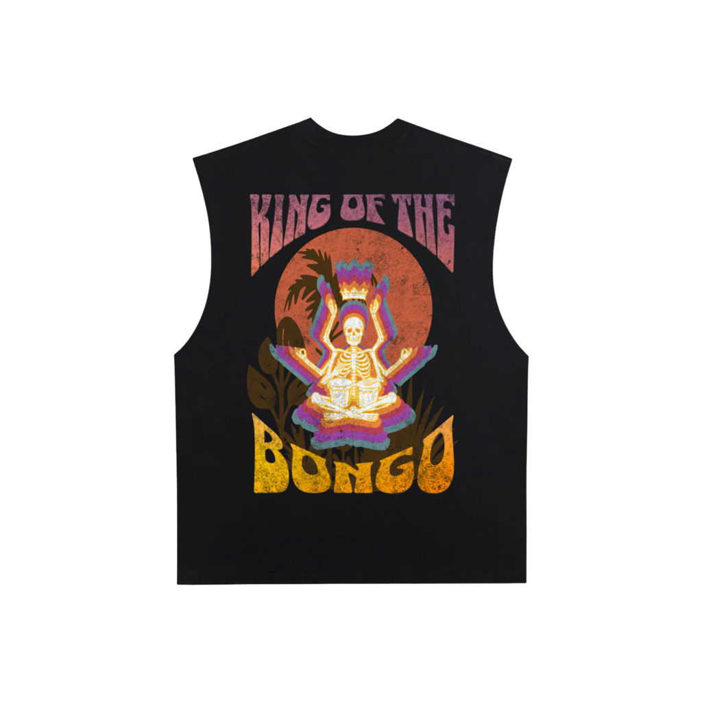 Bongo Bong | Raw Edge Cotton Tank Top