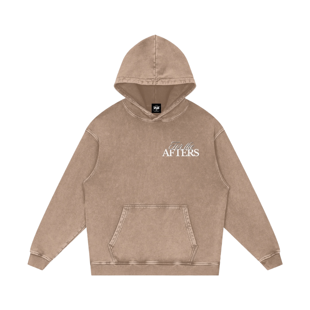 Je l'ai dit gentiment | Sweat à capuche oversize délavé