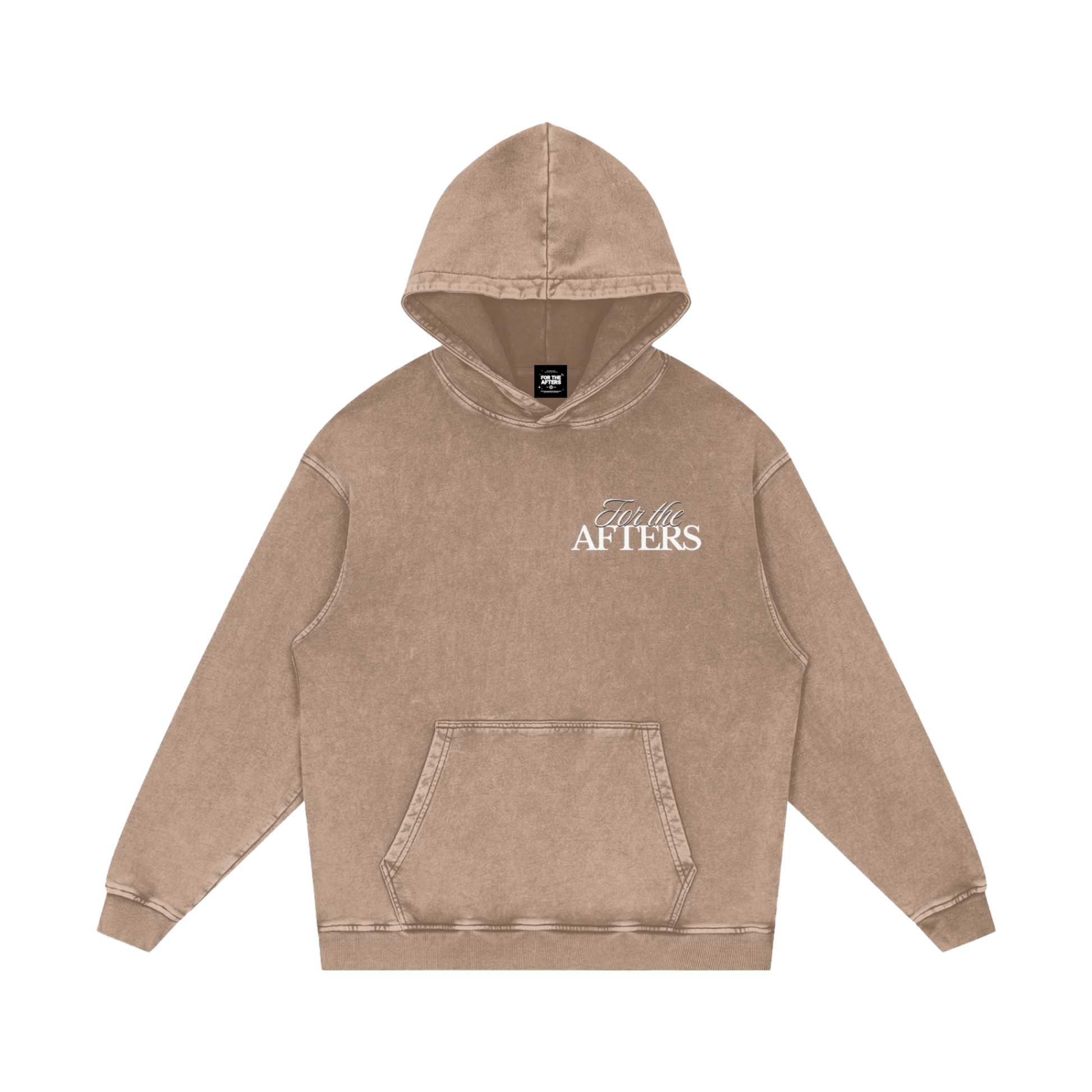 Je l'ai dit gentiment | Sweat à capuche oversize délavé