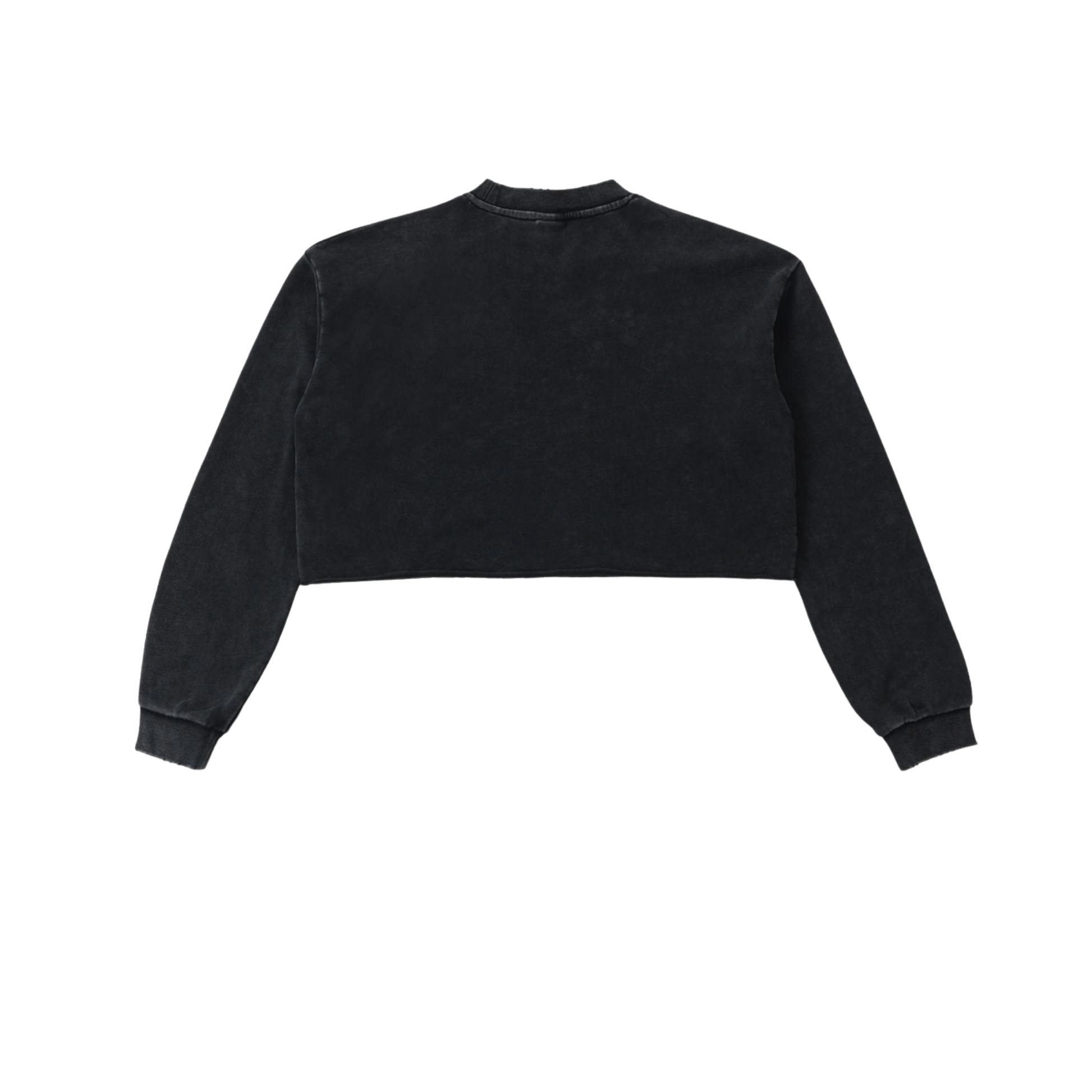 No Broke Boys | Sweat-shirt court à bord brut délavé