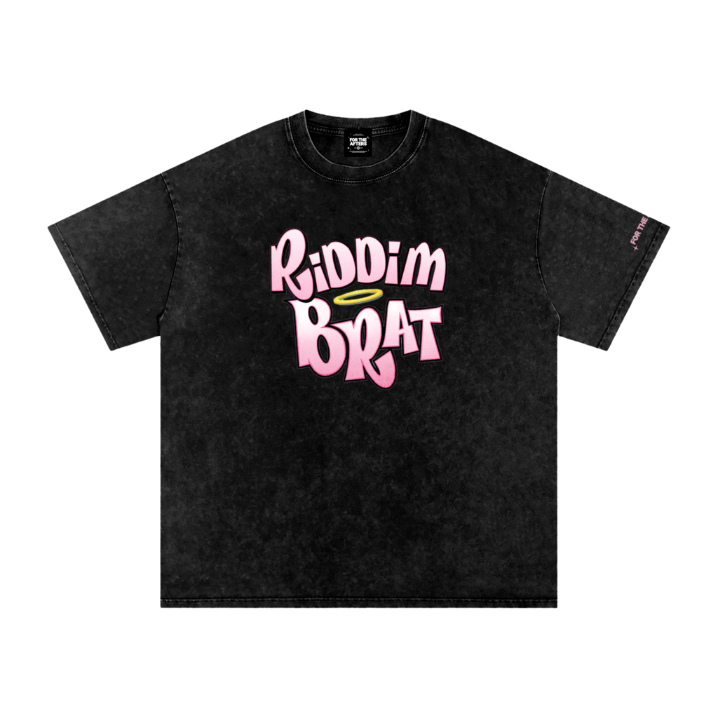 Riddim Angel | Acid Wash T-Shirt