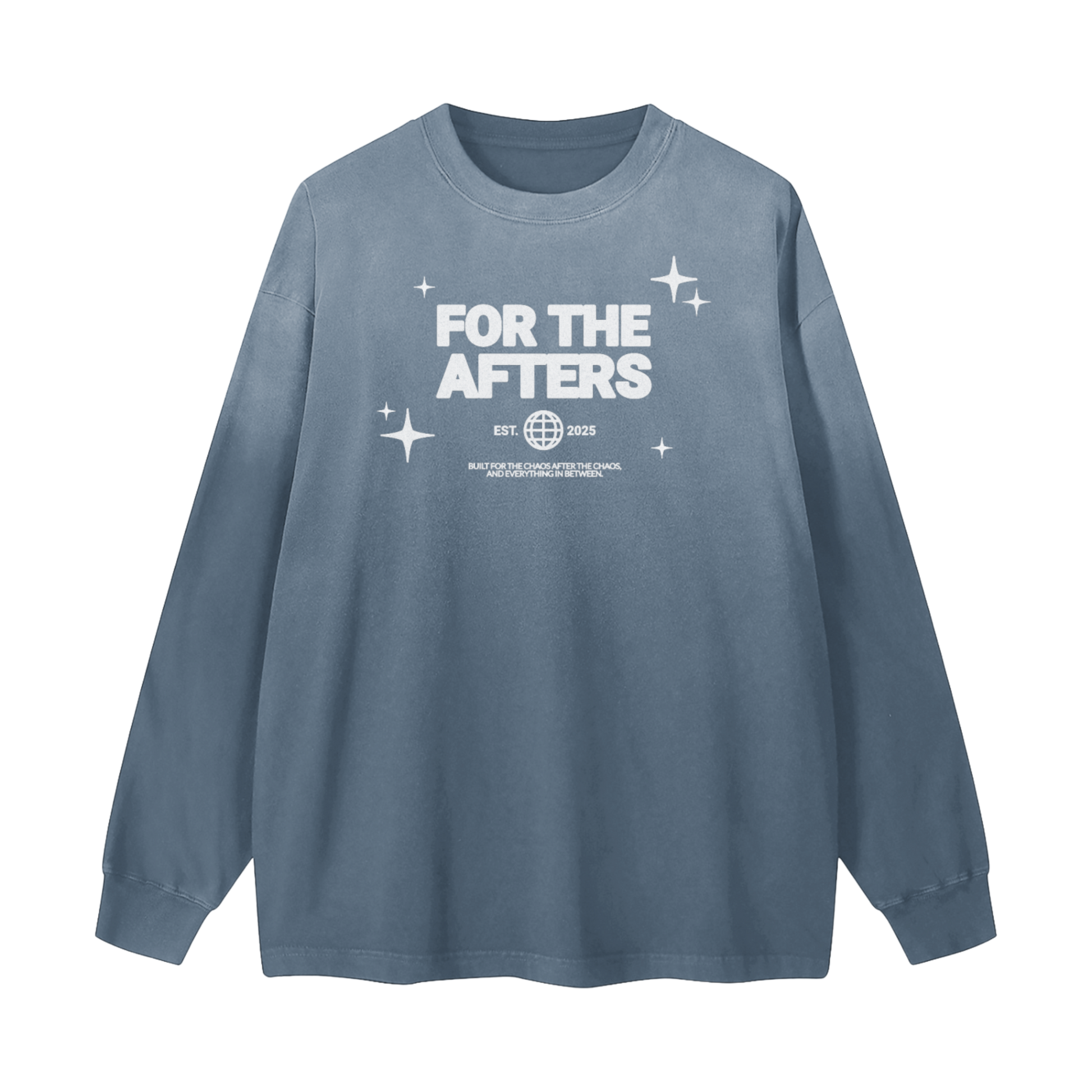 For the Afters | Gradient Washed Long Sleeve T-Shirt
