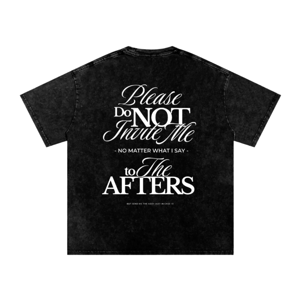 I Said It Nicely | Acid Wash Oversized T-Shirt